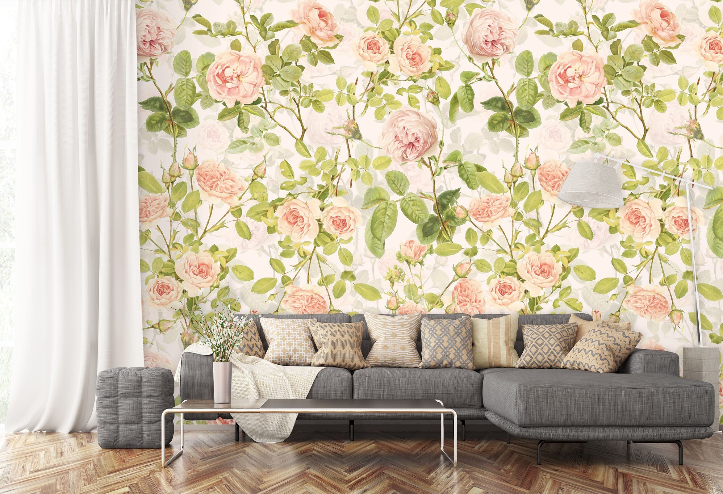 3D Romantic Rose 125 Uta Naumann Wall Mural Wall Murals Wallpaper AJ Wallpaper 2
