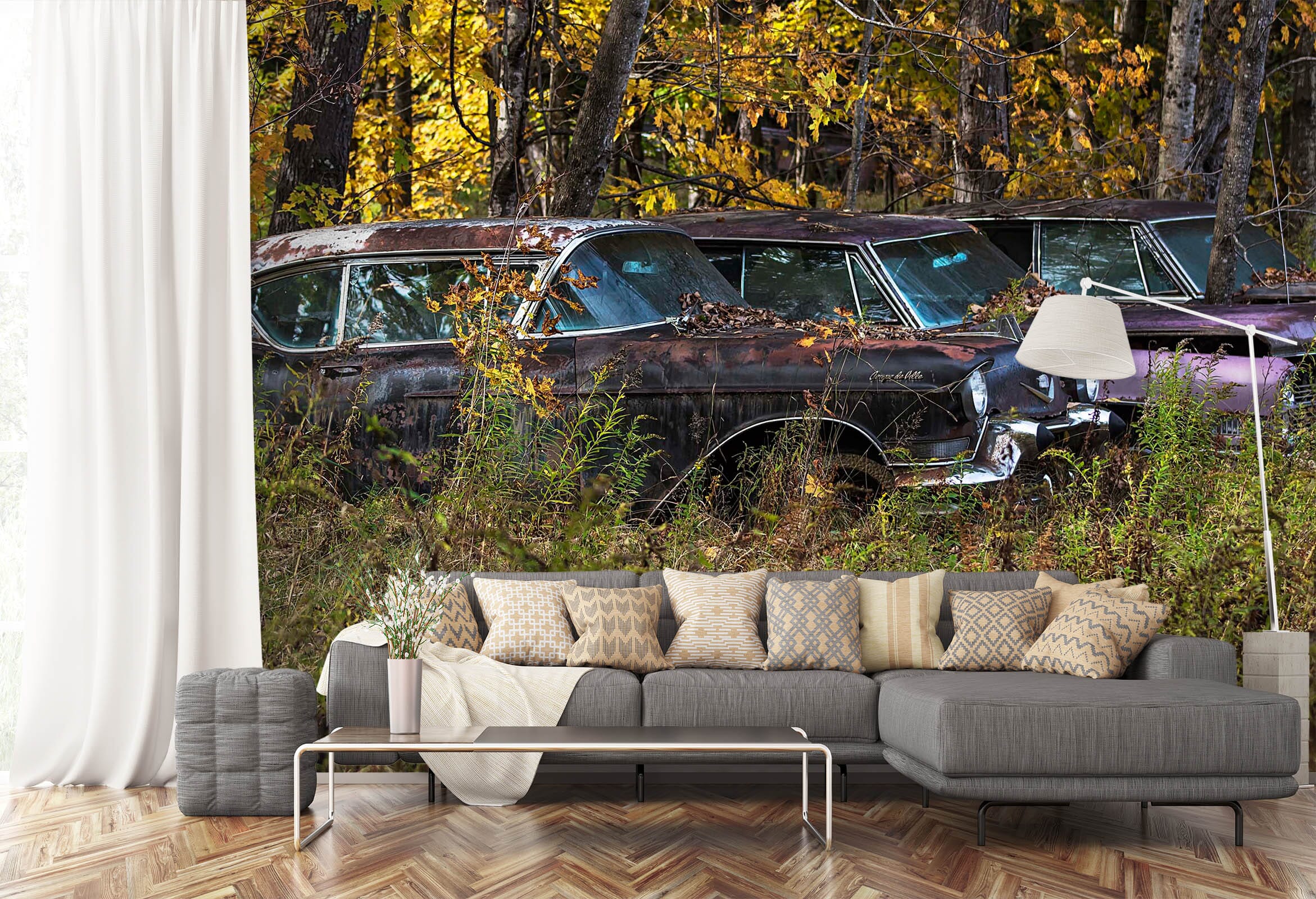 3D Forest River 103 Jerry LoFaro Wall Mural Wall Murals Wallpaper AJ Wallpaper 2