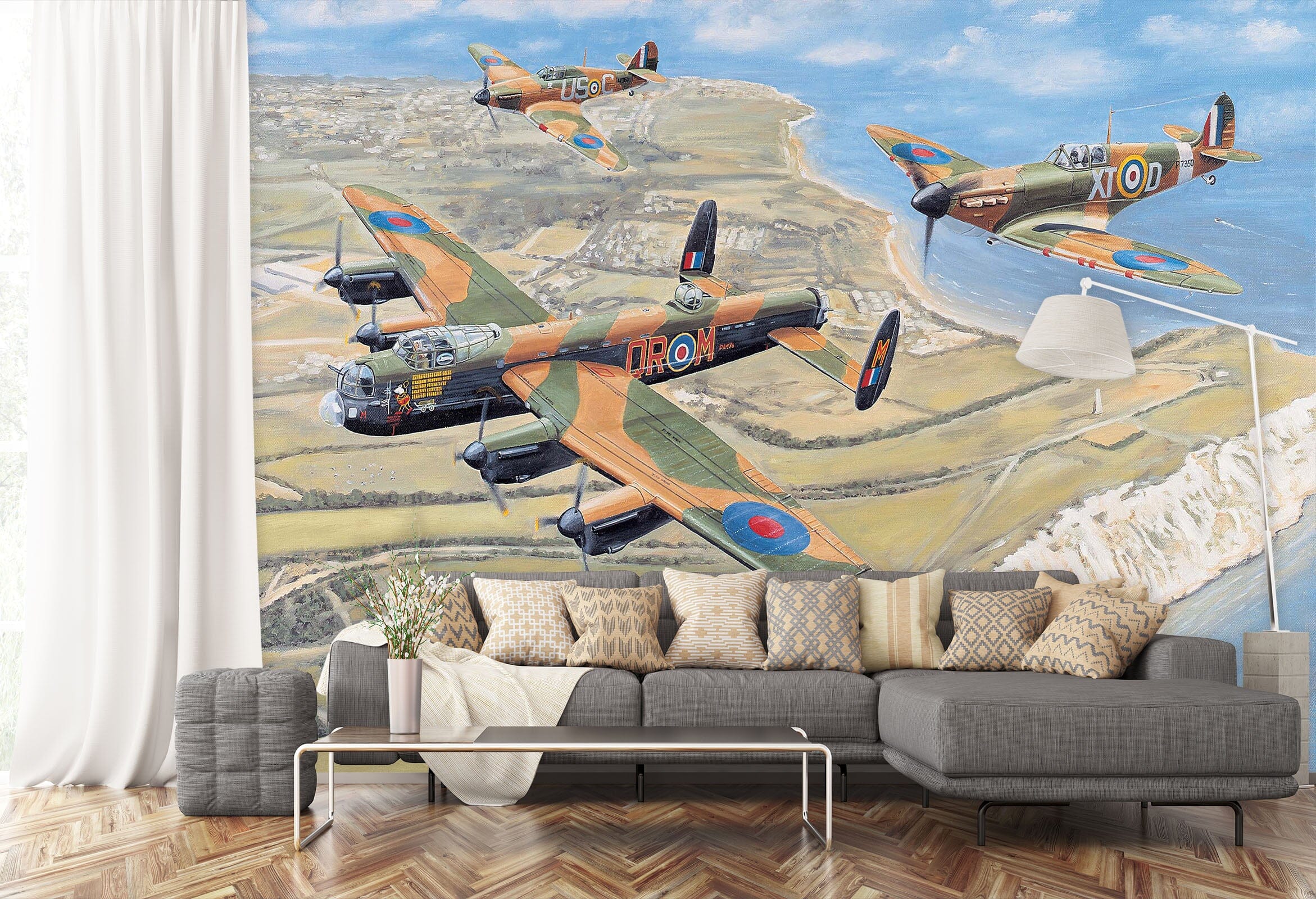 3D Military Aircraft 1007 Trevor Mitchell Wall Mural Wall Murals Wallpaper AJ Wallpaper 2