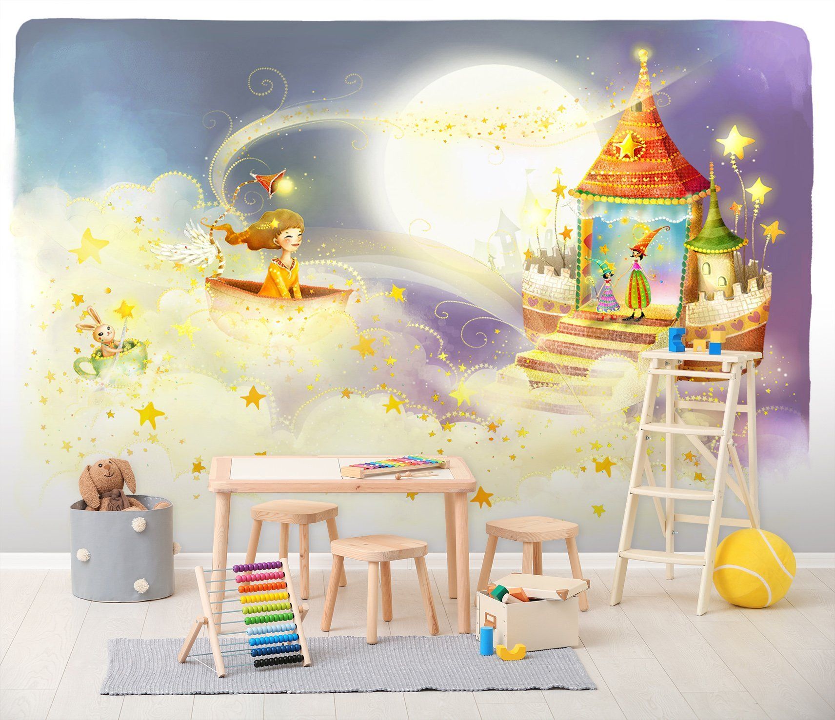 3D Cartoon castle 17 Wall Murals Wallpaper AJ Wallpaper 2