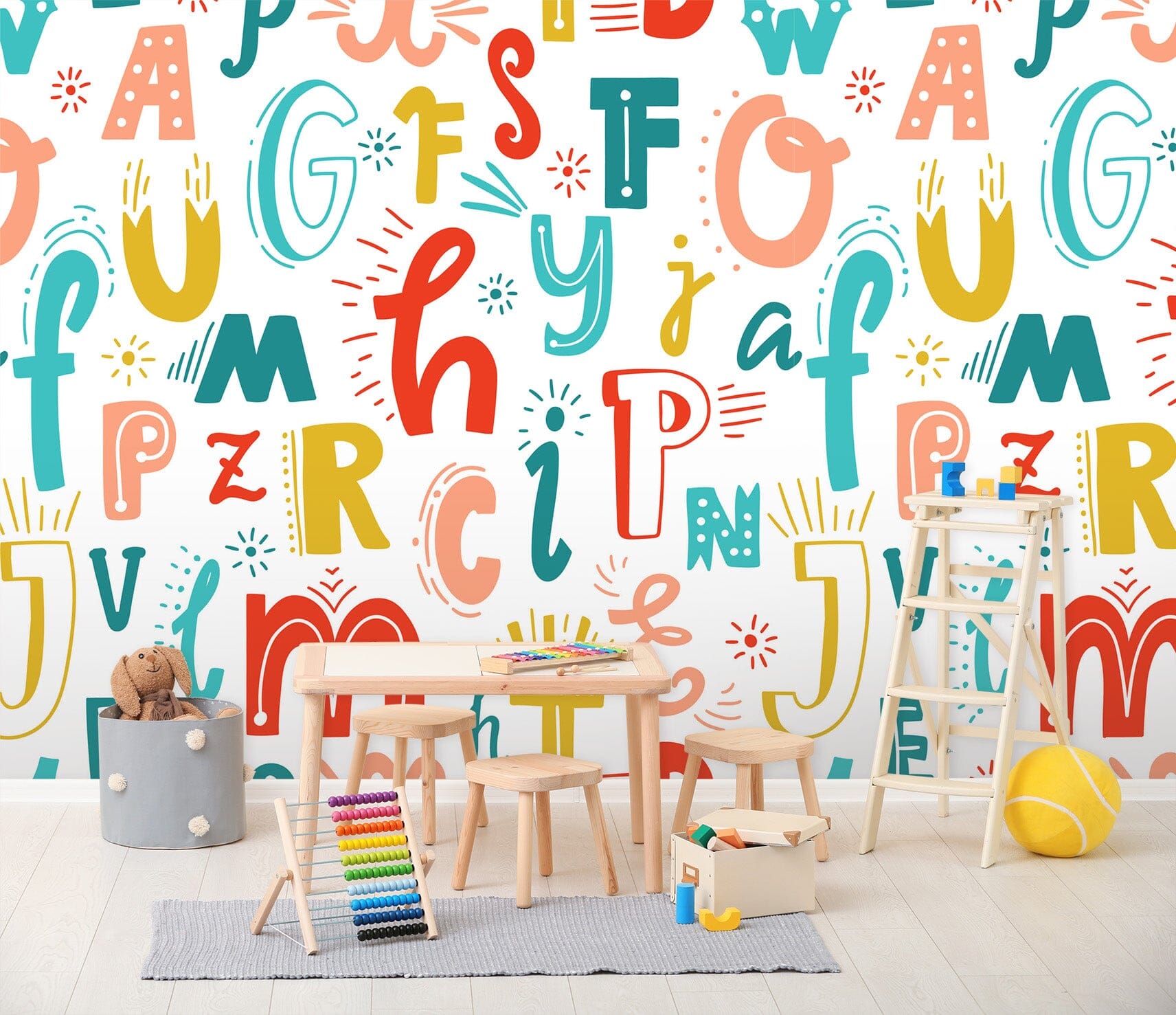3D Cartoon Font 191 Wall Murals Wallpaper AJ Wallpaper 2