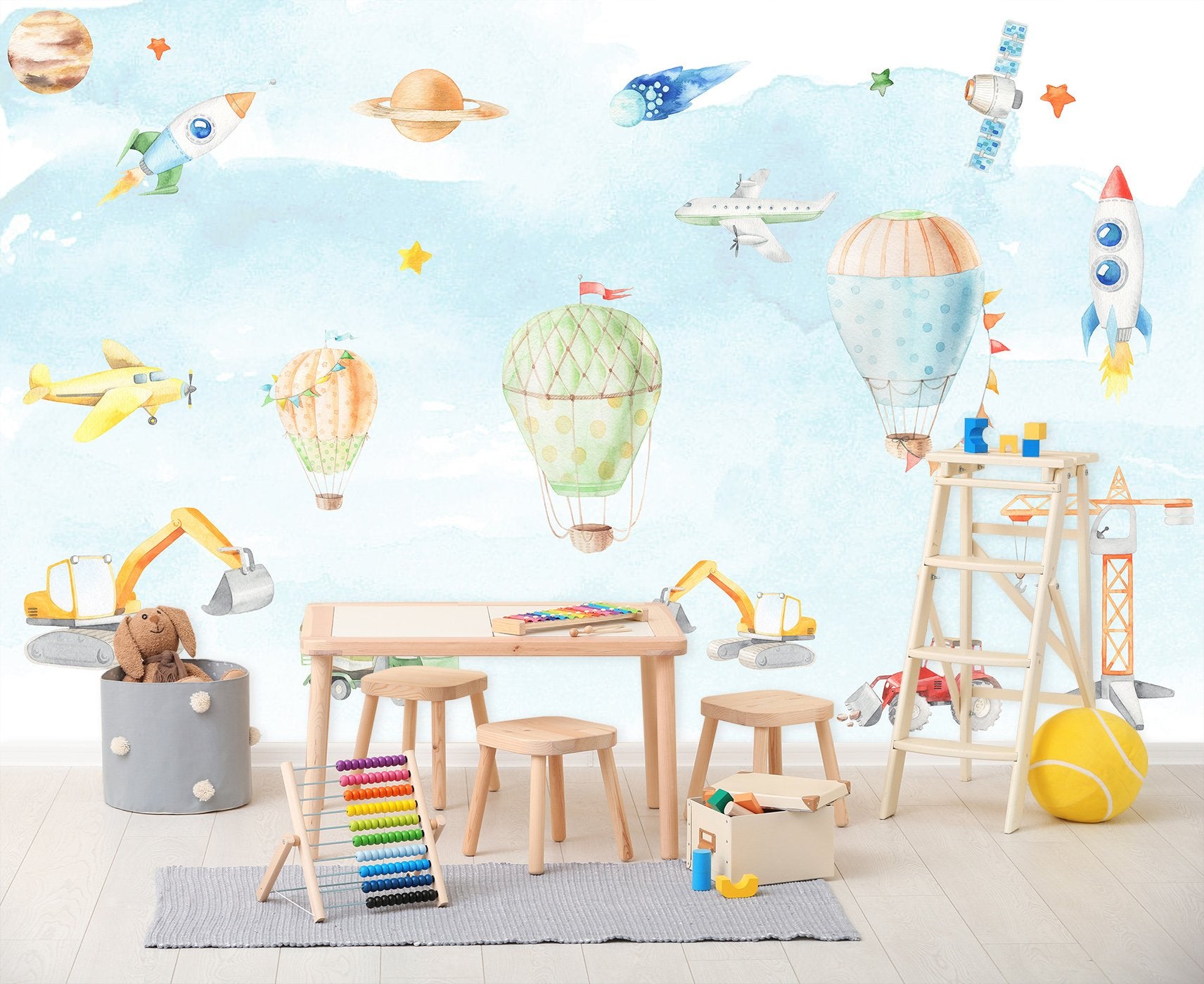 3D Cartoon universe 03 Wall Murals Wallpaper AJ Wallpaper 2