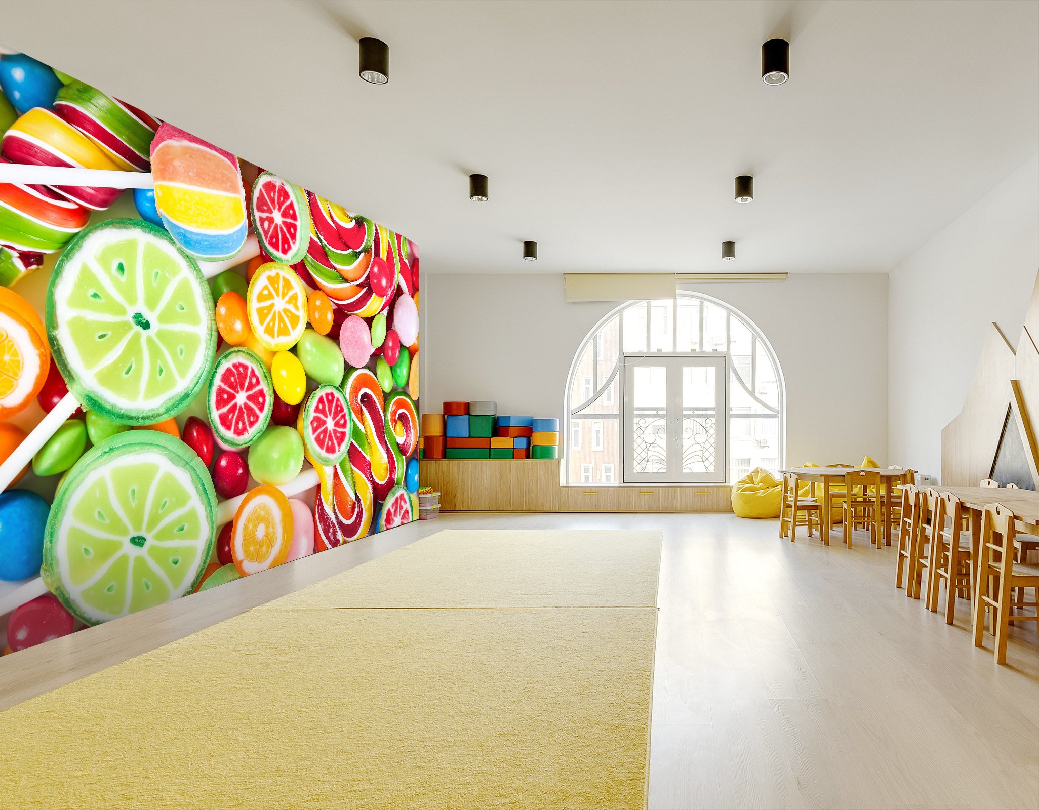 3D Watermelon Sugar 246 Wall Murals