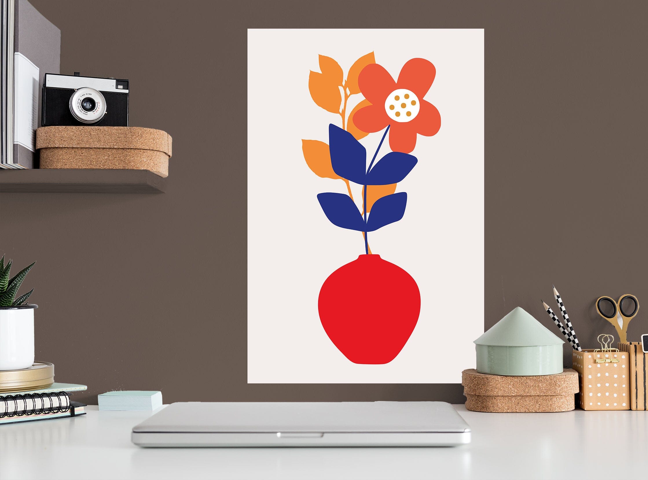 3D Painted Flowers 230 Boris Draschoff Wall Sticker Wallpaper AJ Wallpaper 2