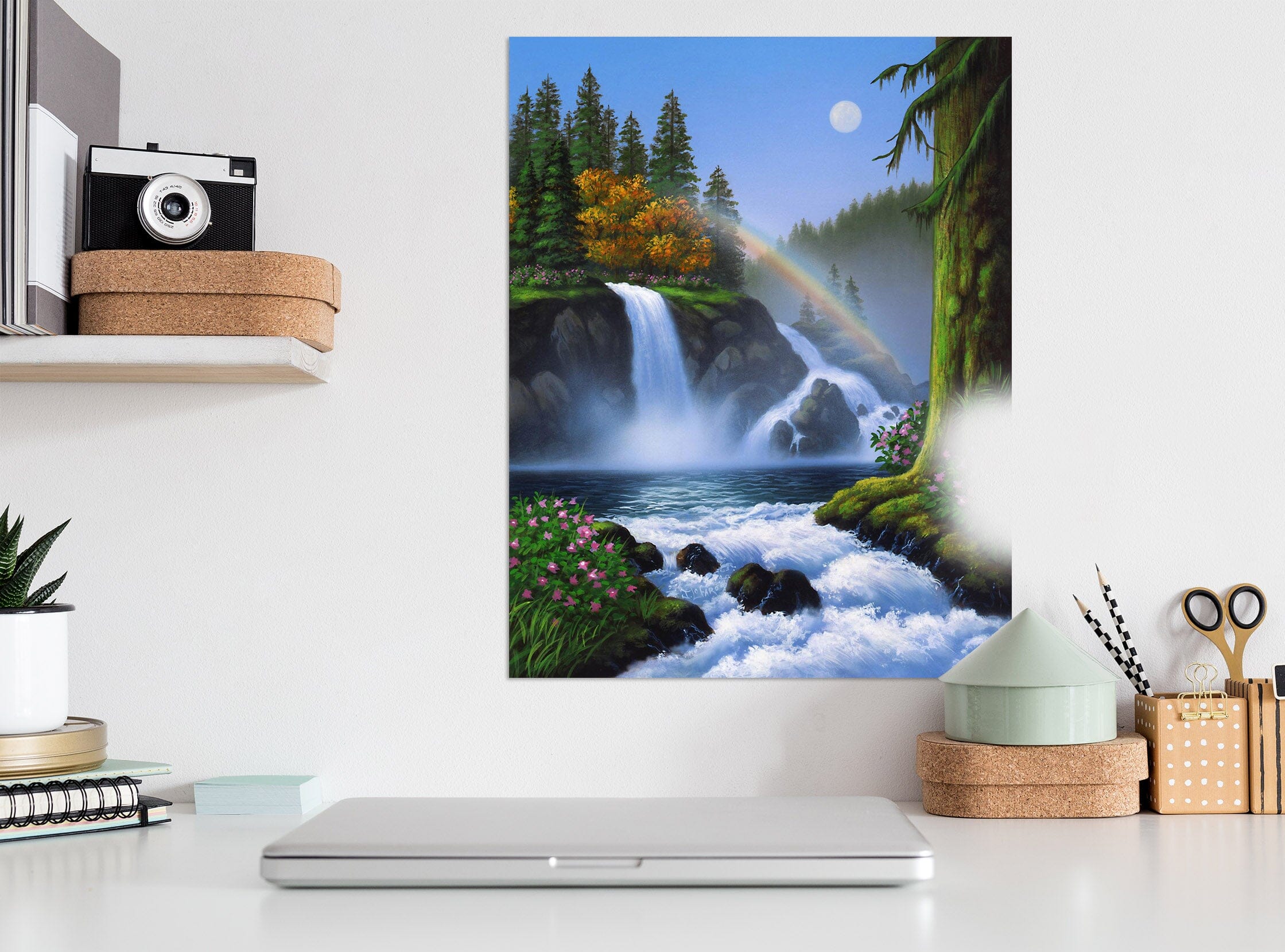 3D Waterfall 038 Jerry LoFaro Wall Sticker Wallpaper AJ Wallpaper 2