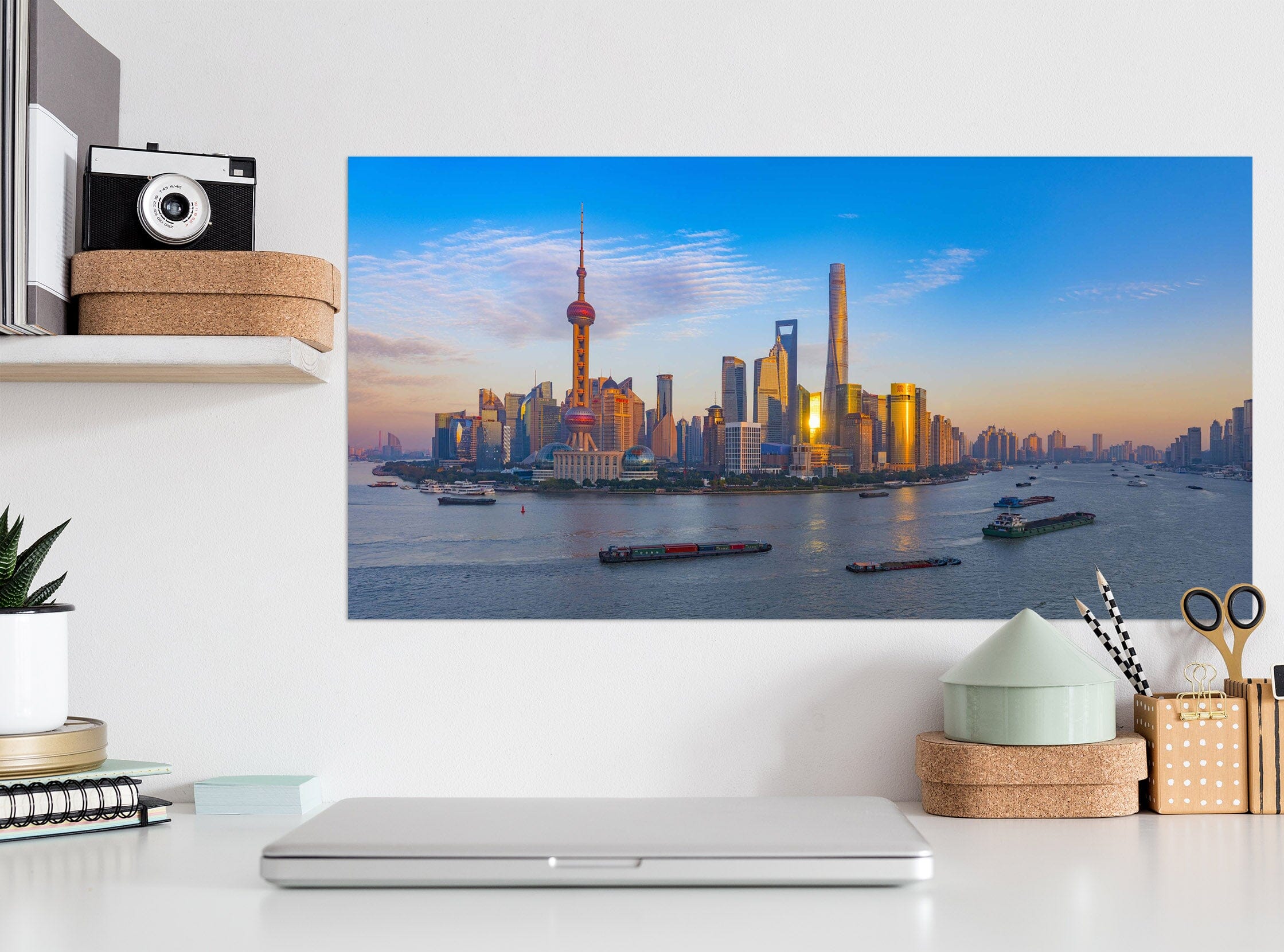 3D Water City 147 Marco Carmassi Wall Sticker Wallpaper AJ Wallpaper 2