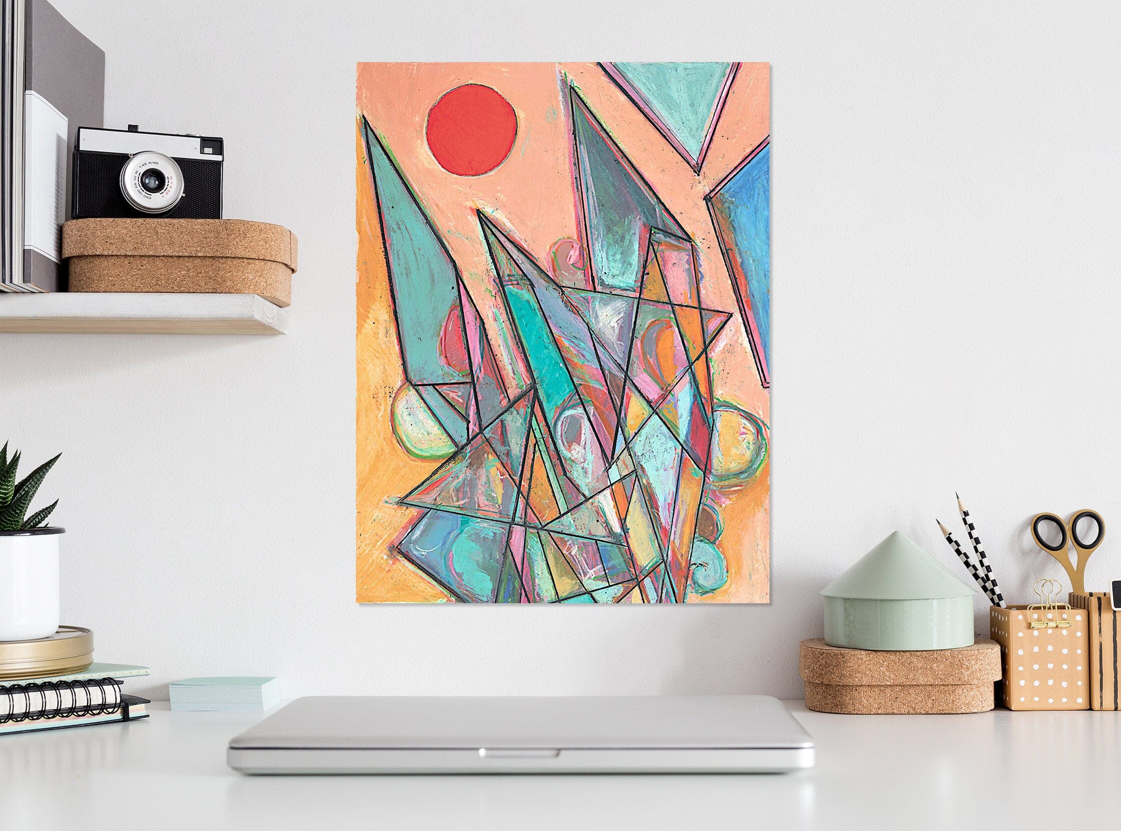 3D Color Painting 030 Allan P. Friedlander Wall Sticker Wallpaper AJ Wallpaper 2