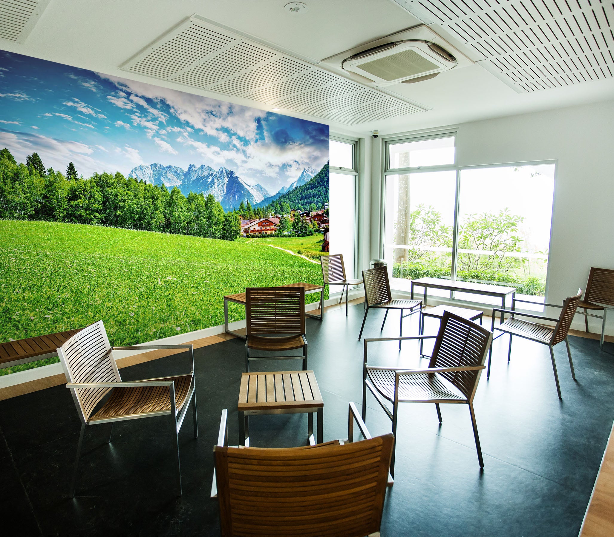 3D Rural Nature 235 Wall Murals