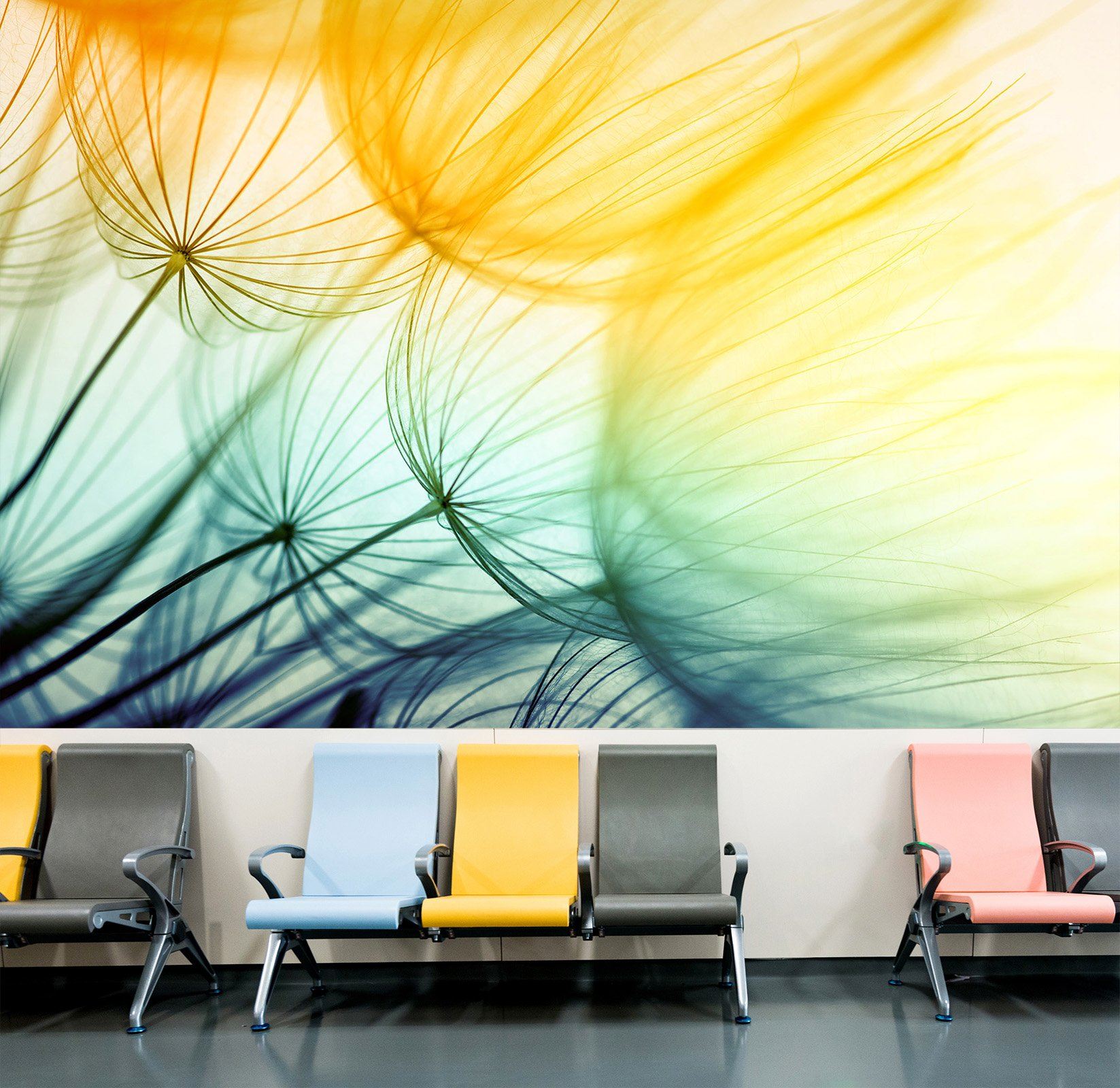 3D Beautiful Dandelion 017 Wall Murals Wallpaper AJ Wallpaper 2