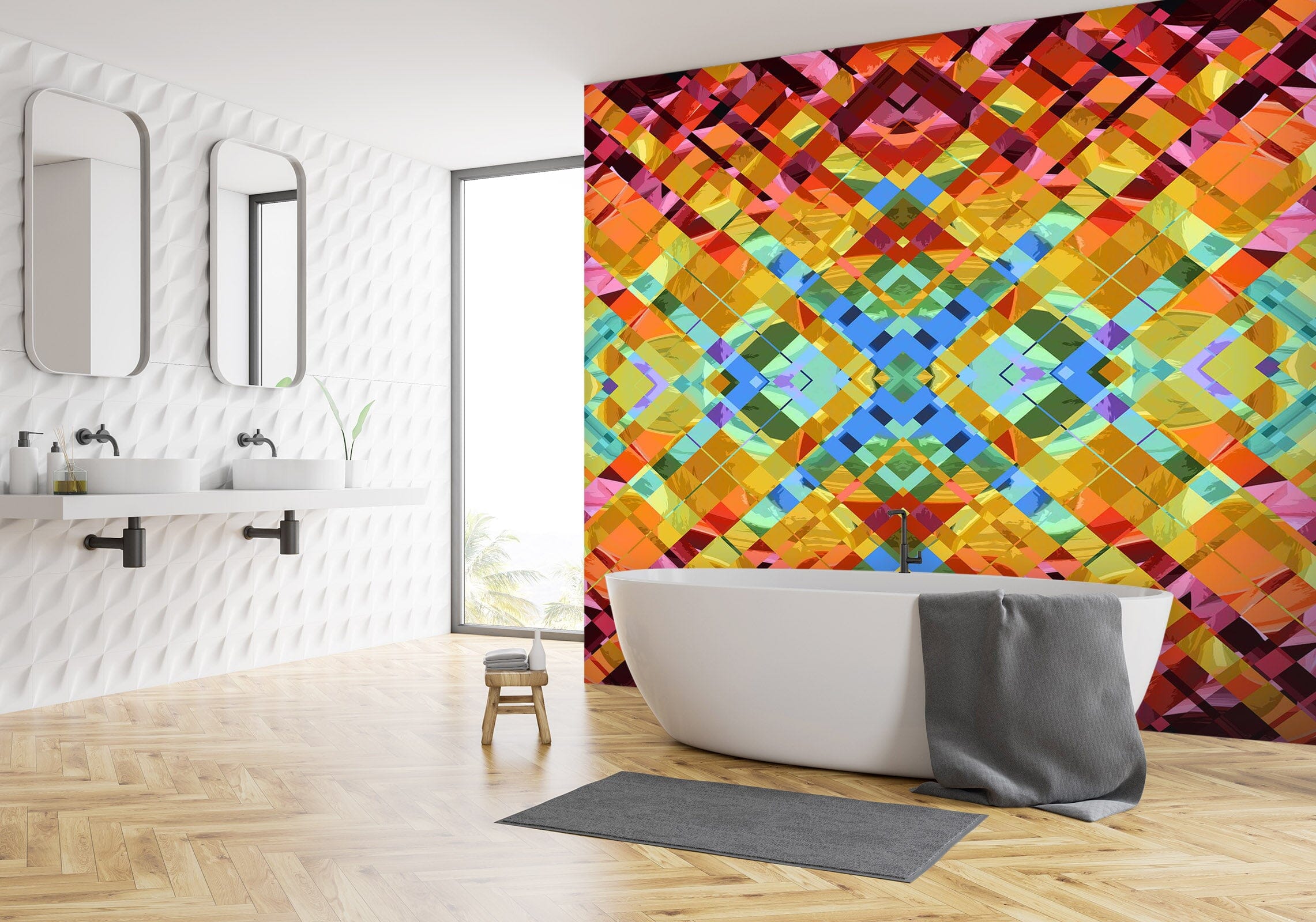 3D Color Weave 1401 Shandra Smith Wall Mural Wall Murals Wallpaper AJ Wallpaper 2