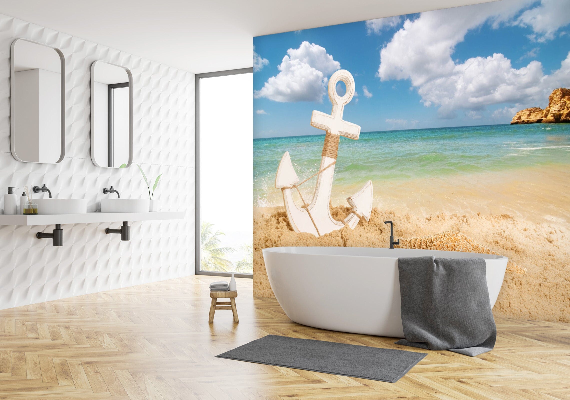 3D Beach Water 1639 Wall Murals Wallpaper AJ Wallpaper 2