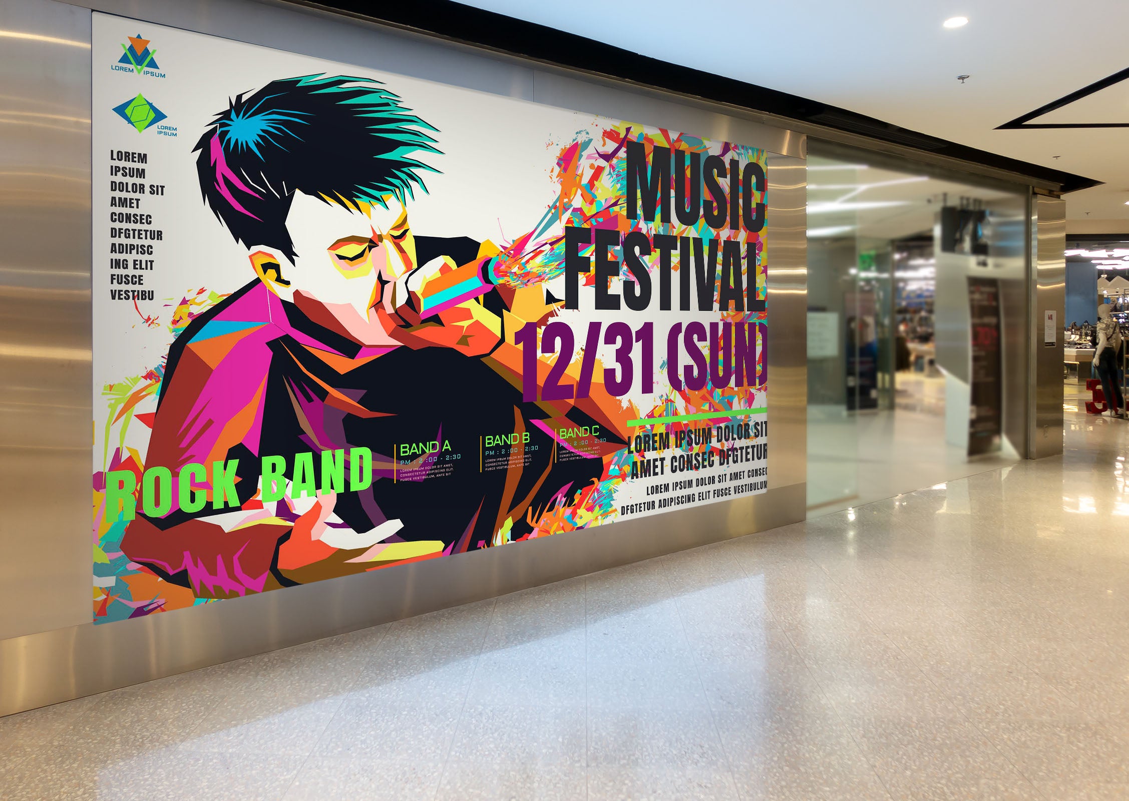 3D Poster English 133 Wall Murals