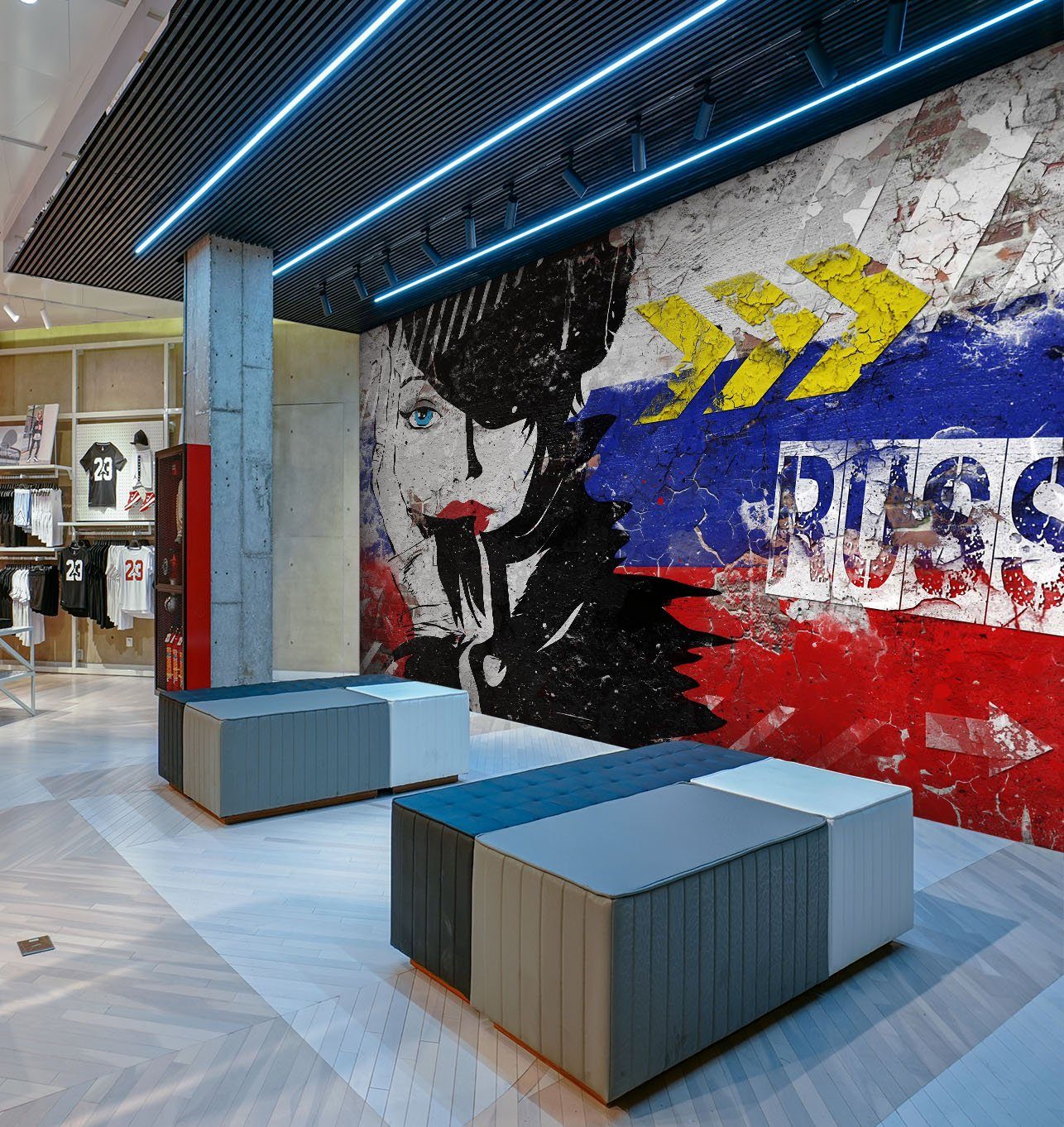 3D Black Hat Woman 131 Wall Murals Wallpaper AJ Wallpaper 2