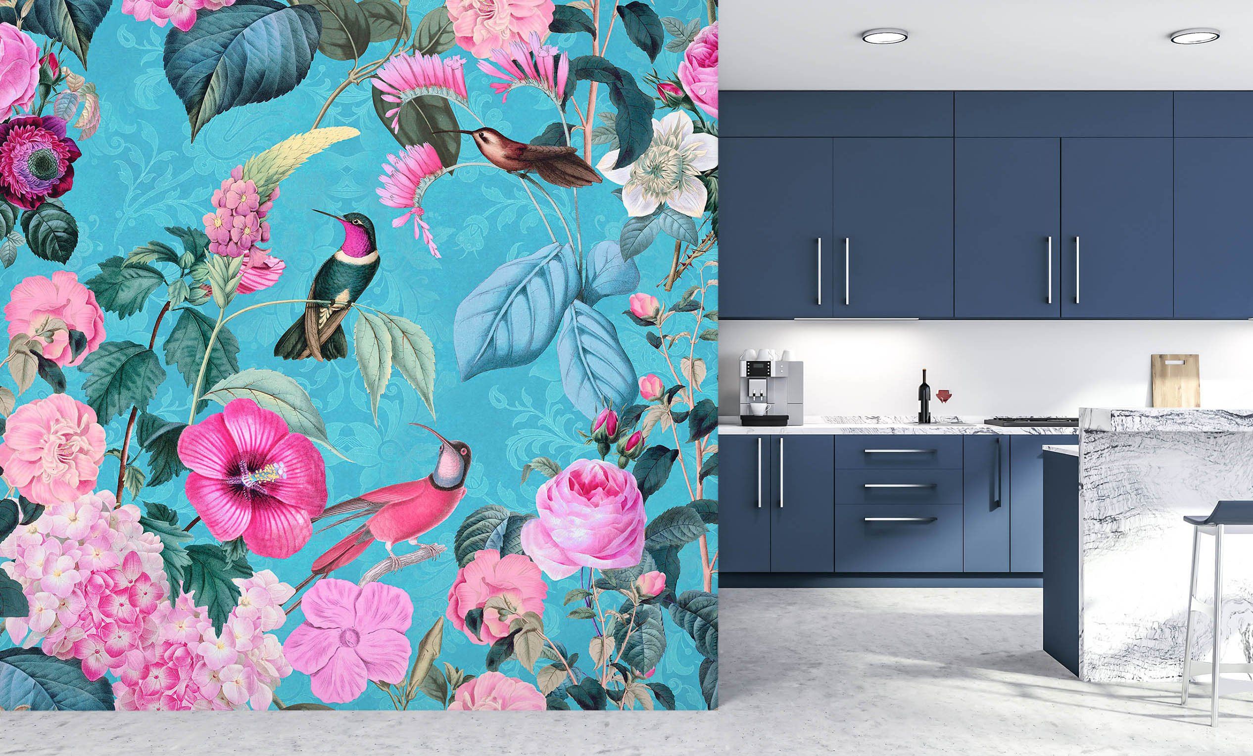 3D Bird Forest 1414 Andrea haase Wall Mural Wall Murals Wallpaper AJ Wallpaper 2