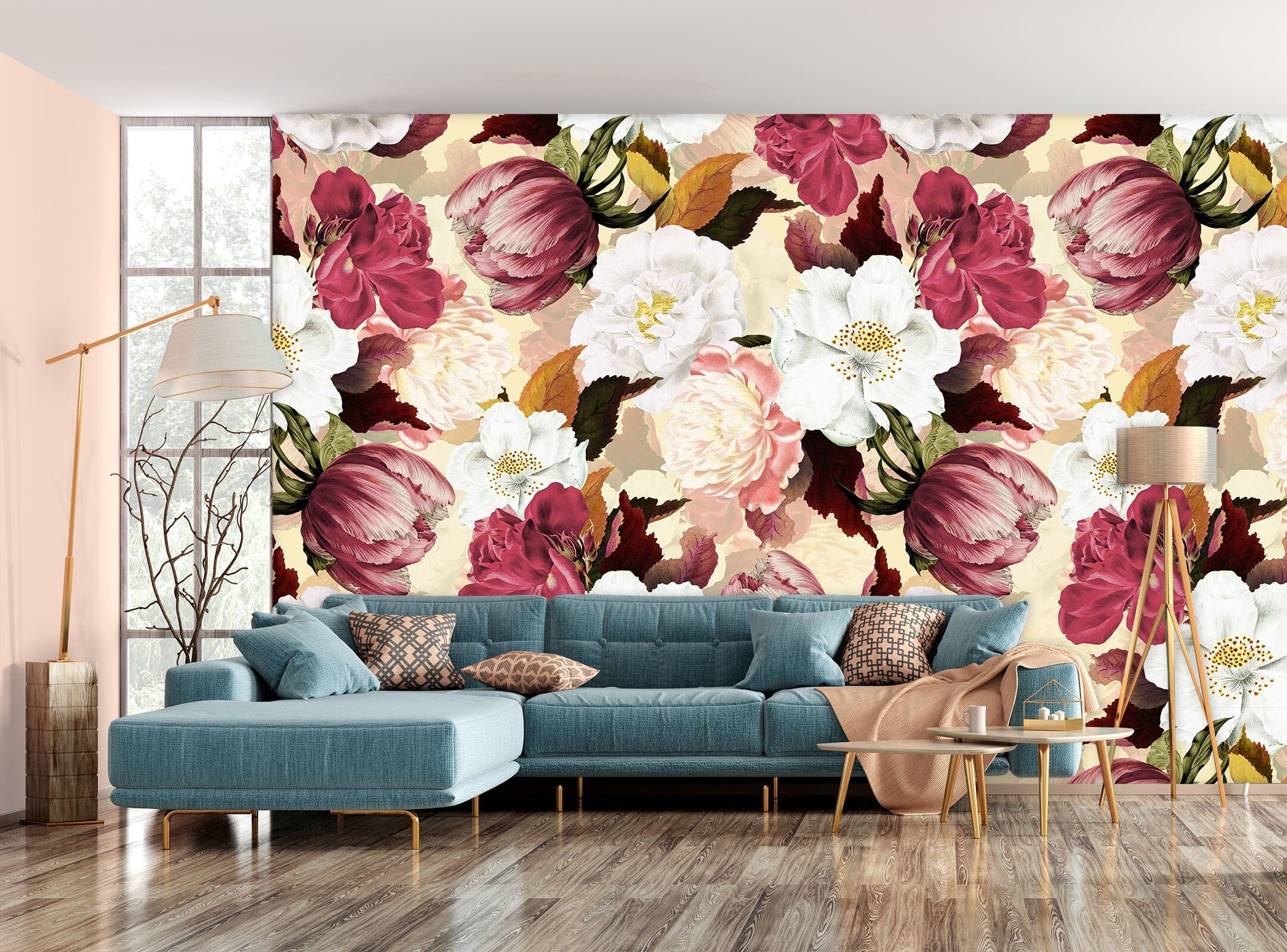 3D Flowers Bloom 160 Uta Naumann Wall Mural Wall Murals Wallpaper AJ Wallpaper 2
