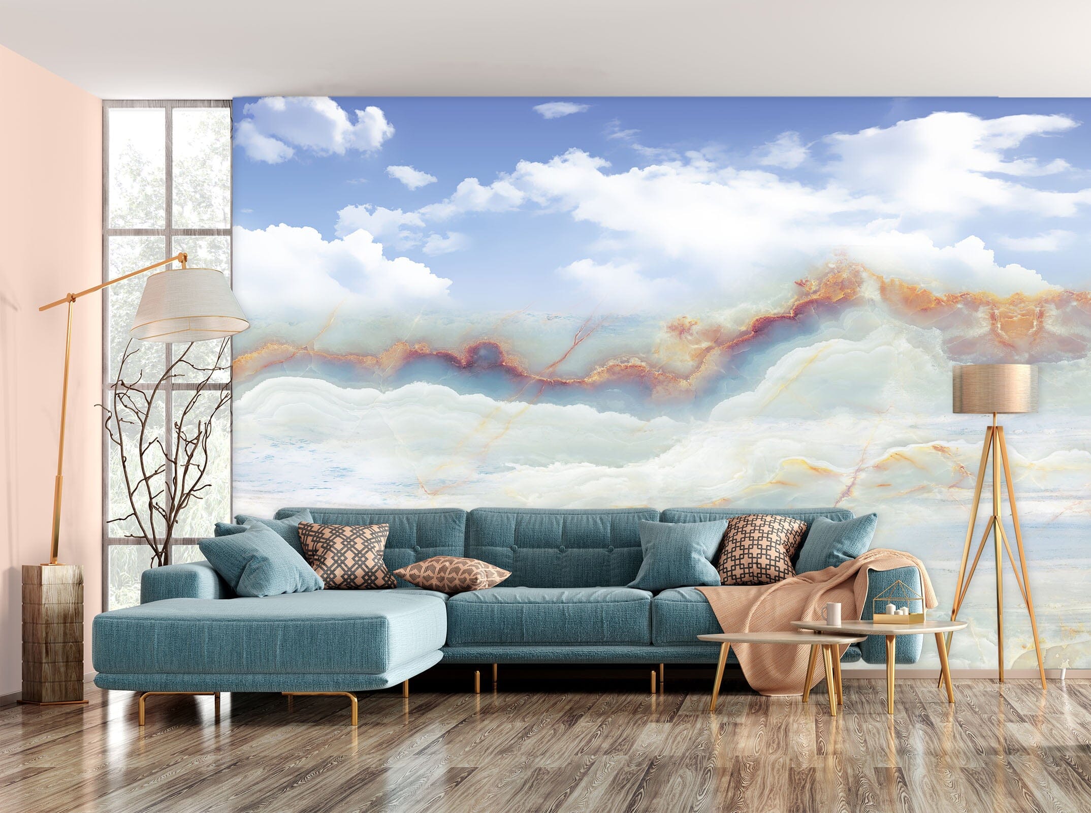 3D Soft Clouds 1495 Wall Murals Wallpaper AJ Wallpaper 2