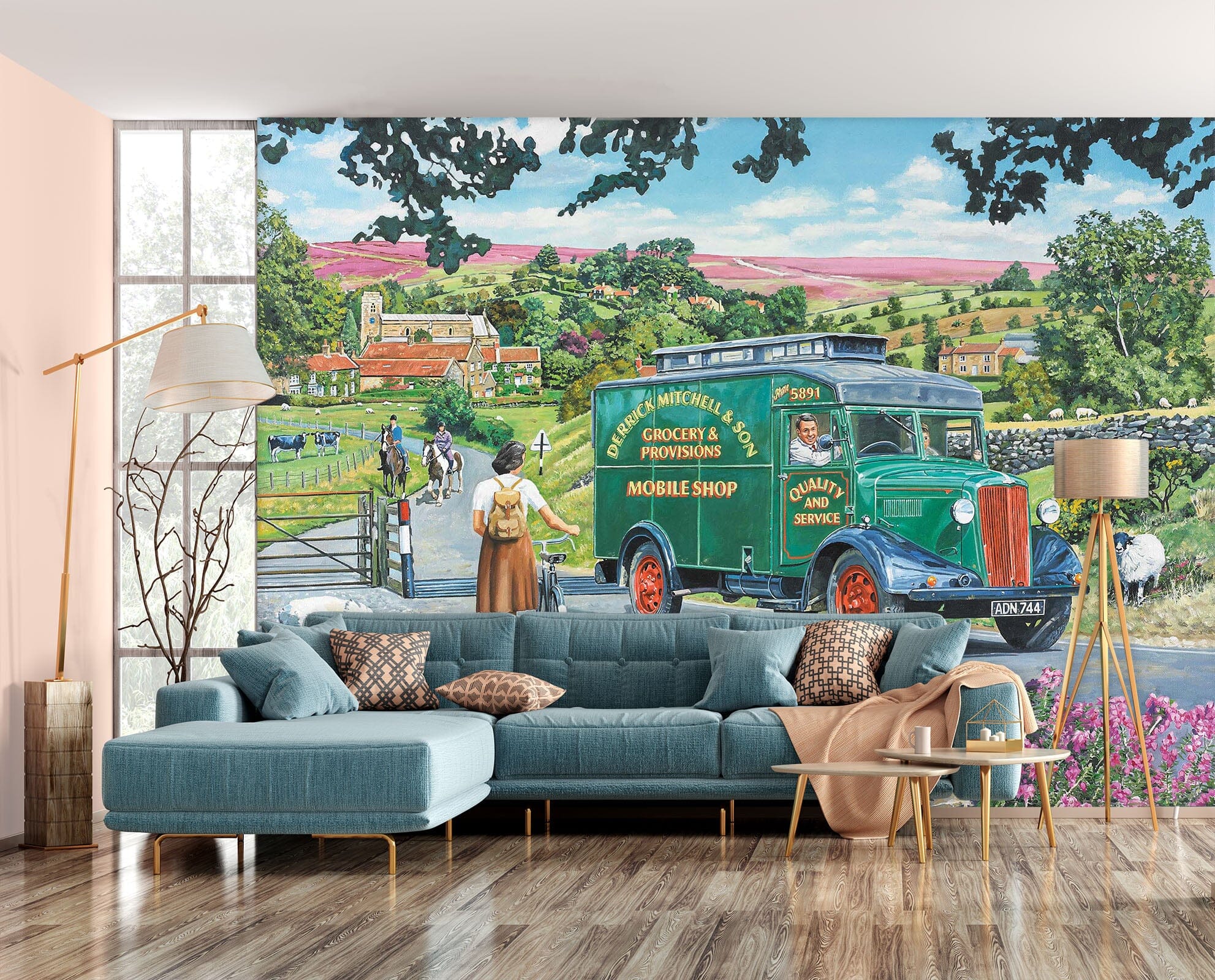 3D Over Hill And Dale 1042 Trevor Mitchell Wall Mural Wall Murals Wallpaper AJ Wallpaper 2