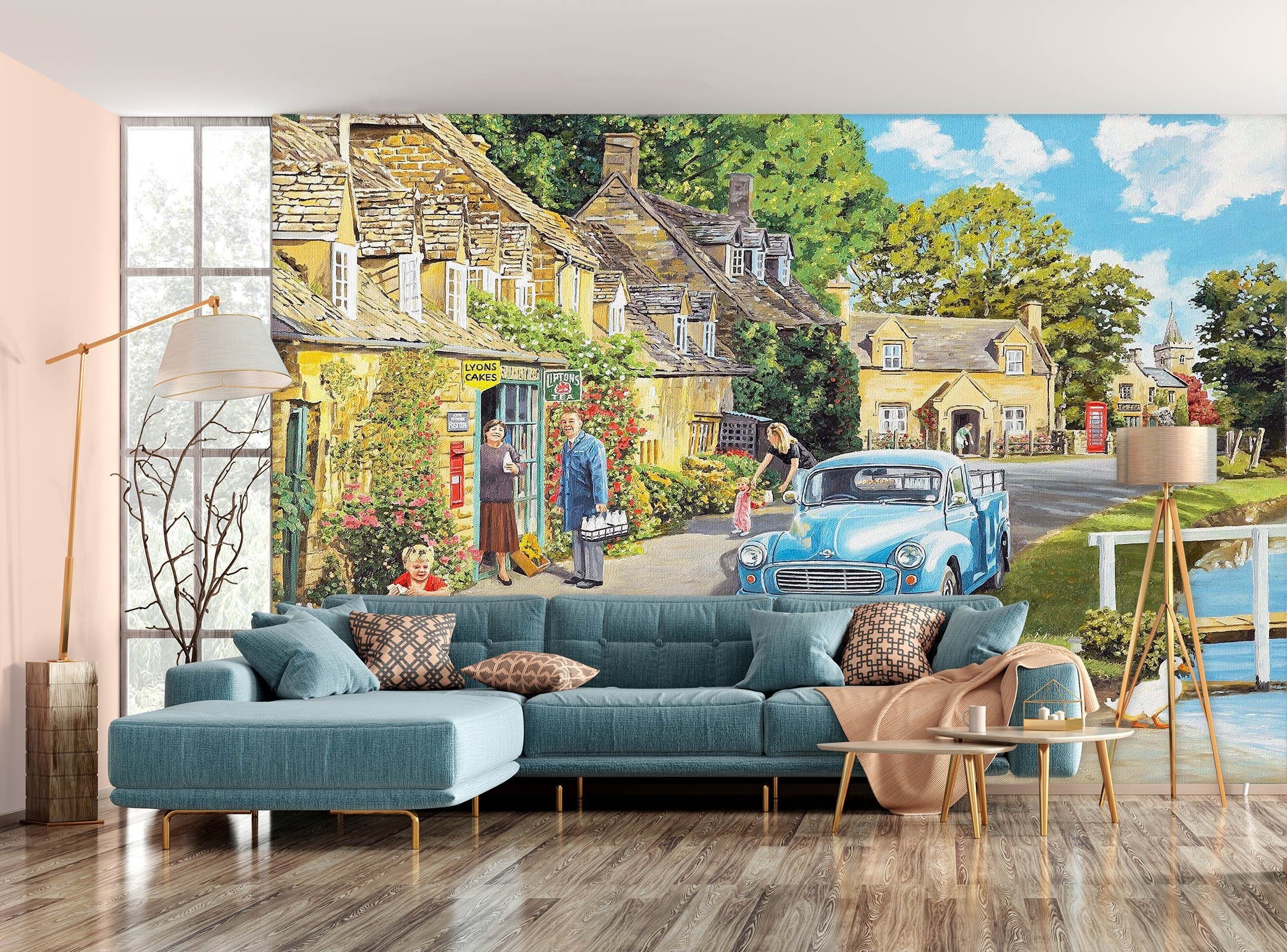 3D By The Brook 1011 Trevor Mitchell Wall Mural Wall Murals Wallpaper AJ Wallpaper 2