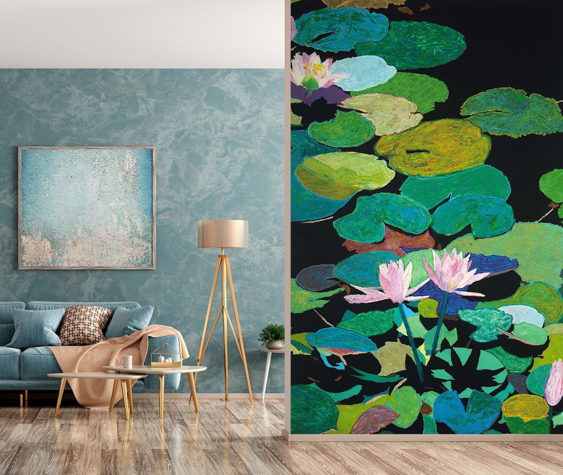 3D Summer Lotus 1403 Allan P. Friedlander Wall Mural Wall Murals Wallpaper AJ Wallpaper 2