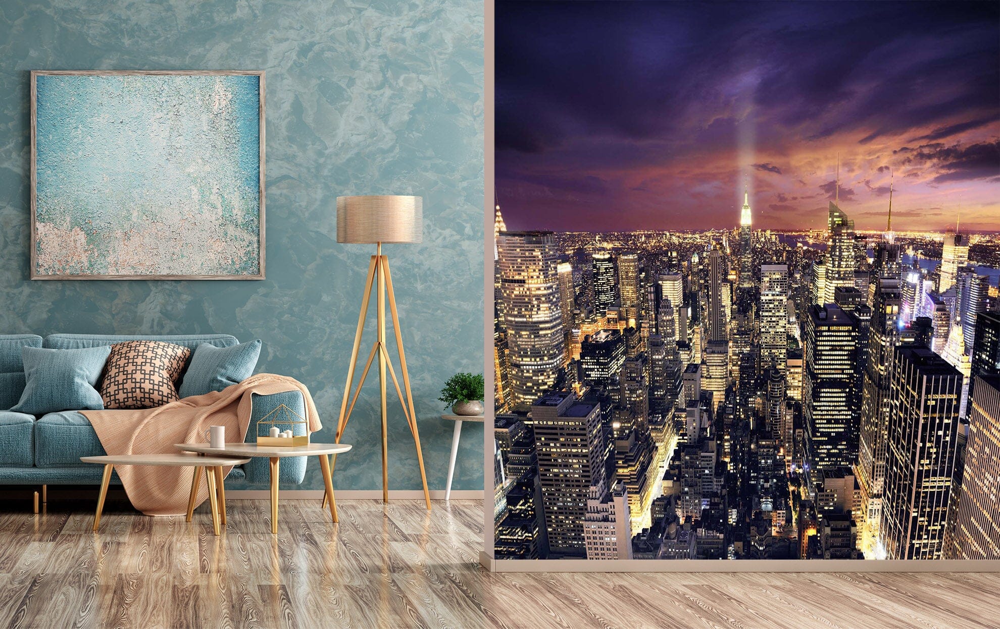 3D Night City 1407 Wall Murals Wallpaper AJ Wallpaper 2
