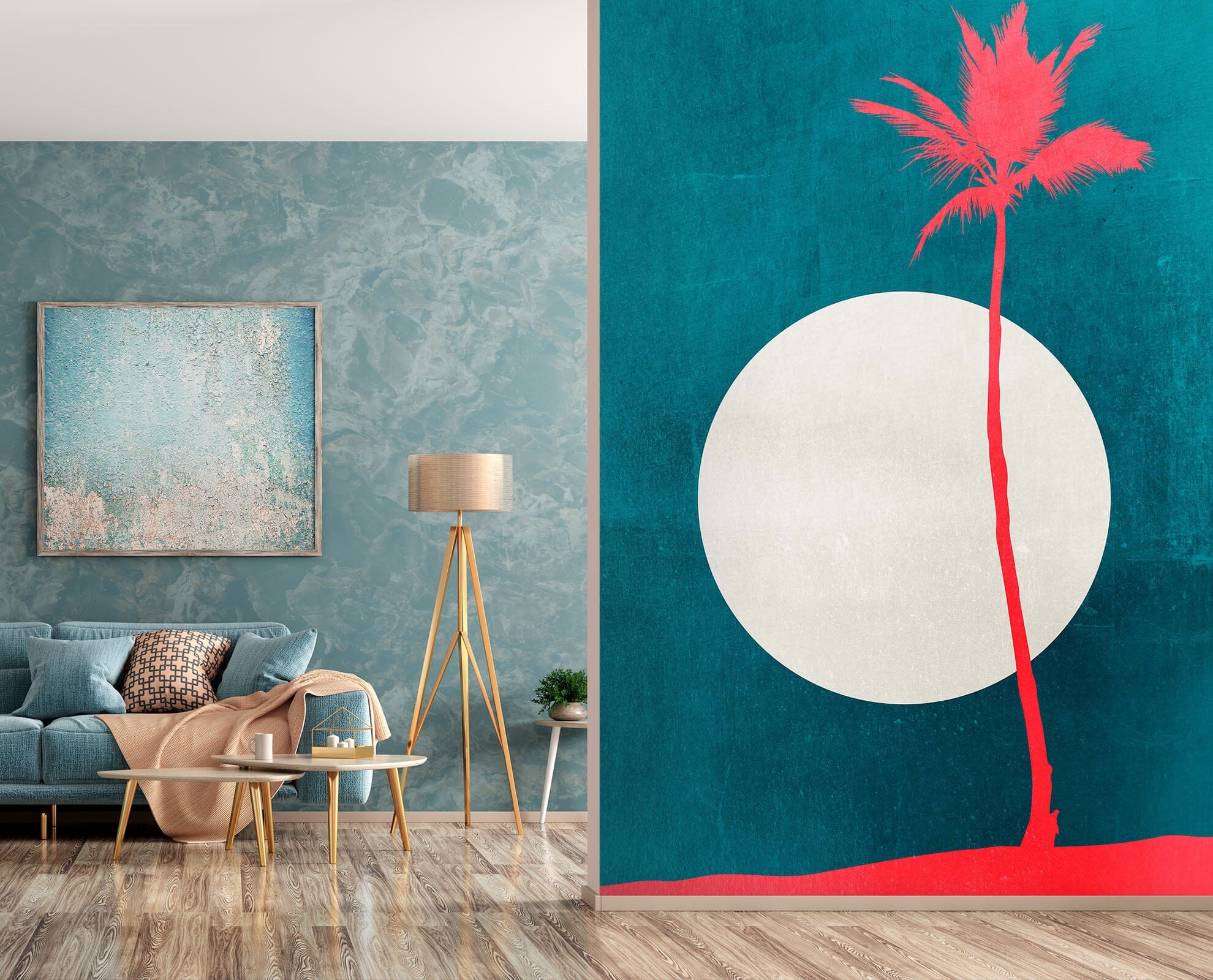 3D Red Tree 1421 Boris Draschoff Wall Mural Wall Murals Wallpaper AJ Wallpaper 2