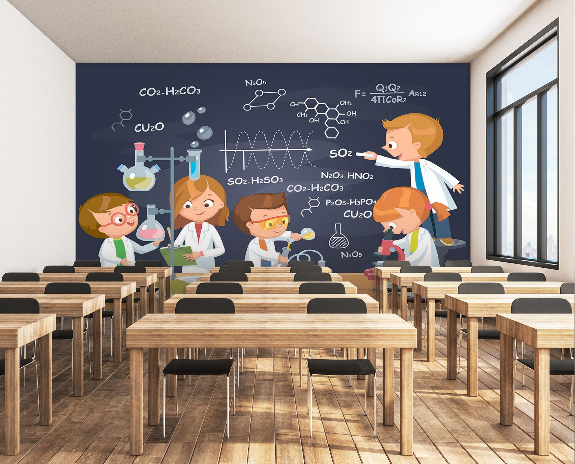 3D Chemical Reagent 176 Wall Murals