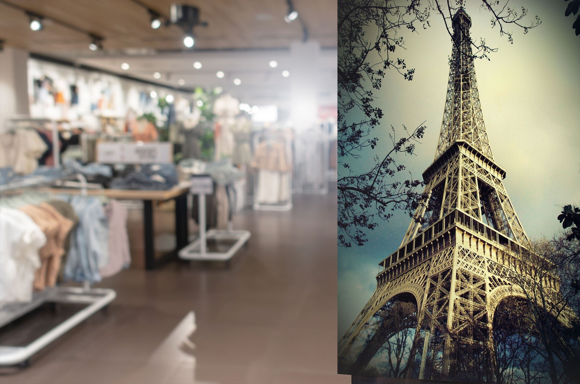 3D Eiffel Tower 07 Wall Murals Wallpaper AJ Wallpaper 2