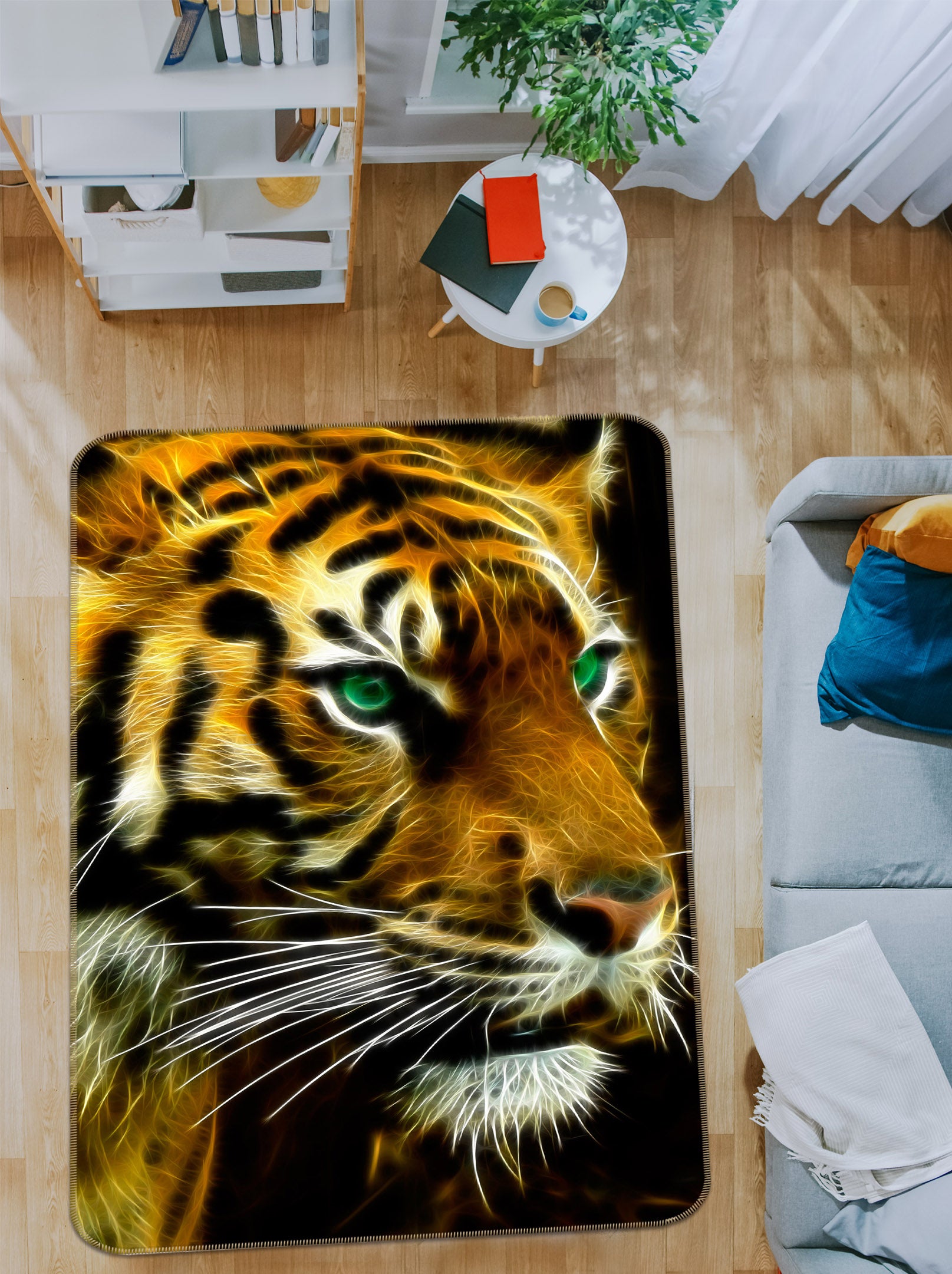 3D Tiger 38196 Animal Non Slip Rug Mat