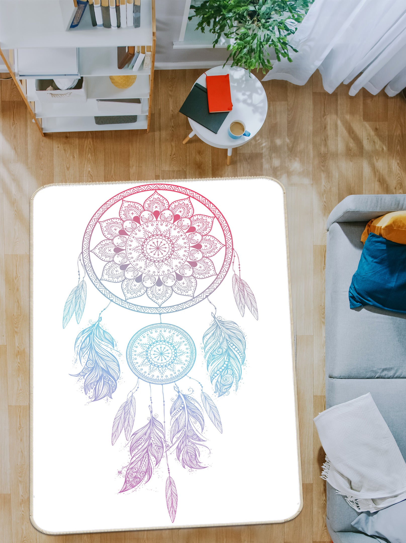 3D Dream Catcher 37103 Non Slip Rug Mat