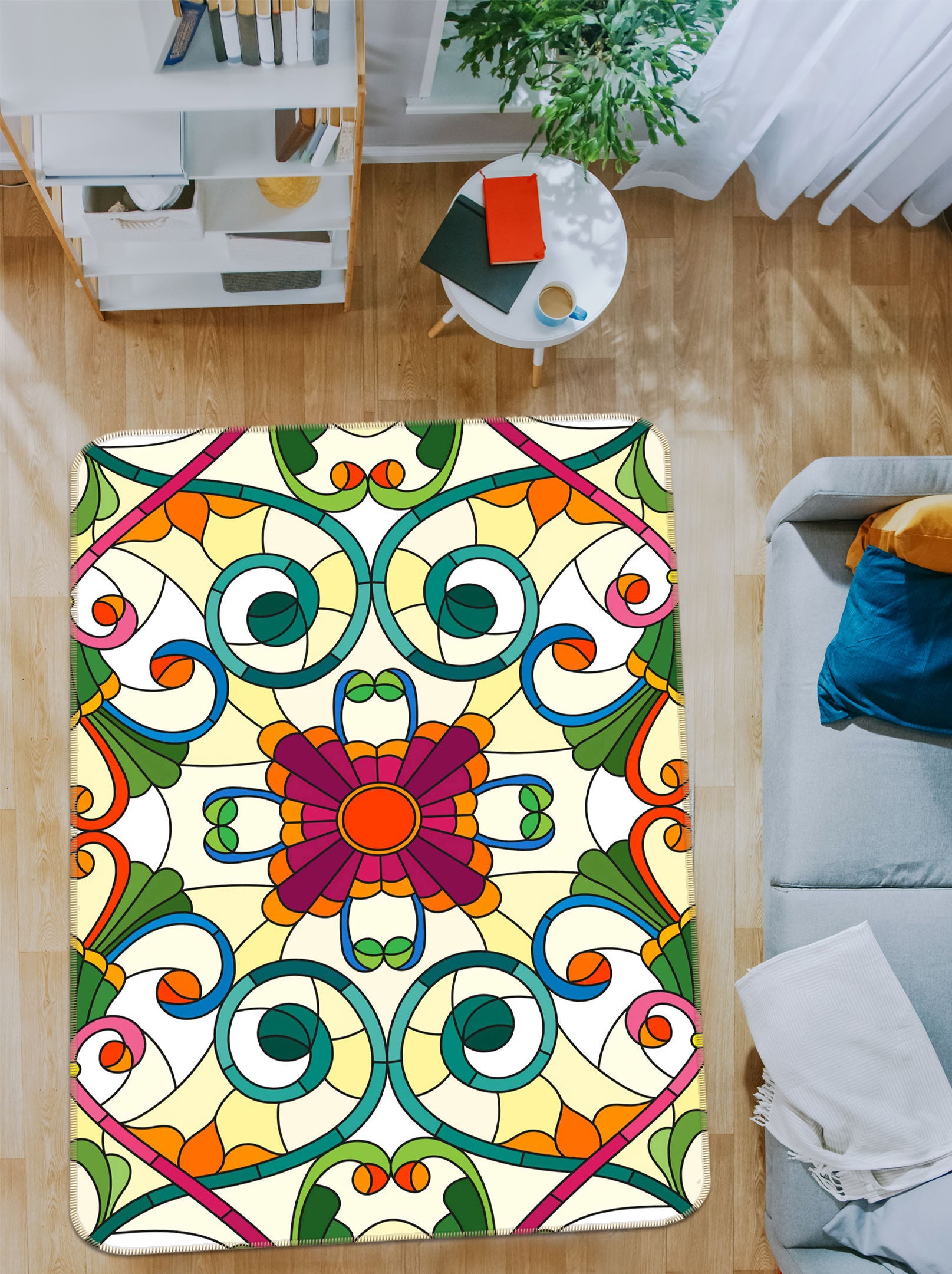 3D Pattern 33103 Non Slip Rug Mat