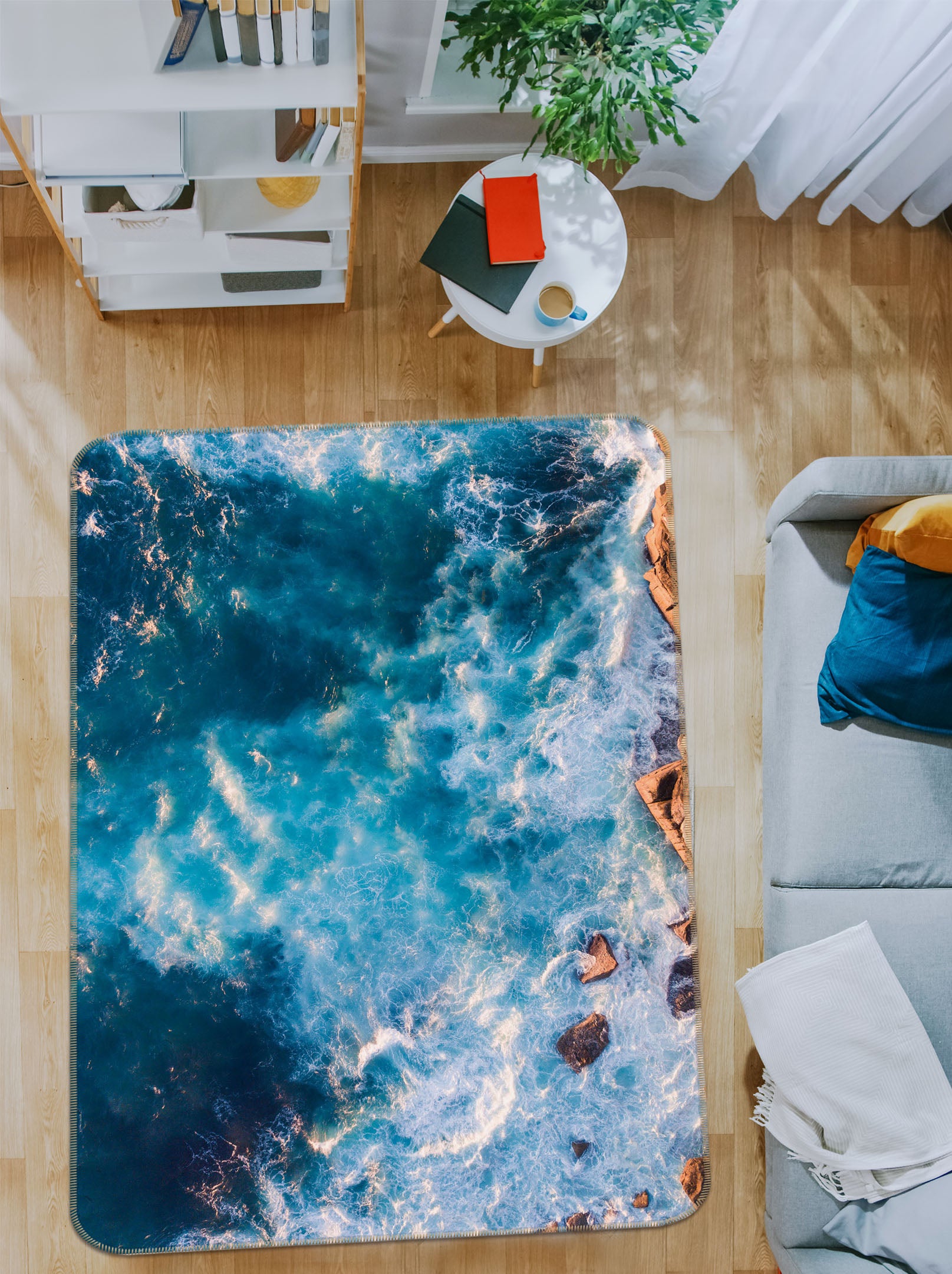 3D Waves 26160 Non Slip Rug Mat