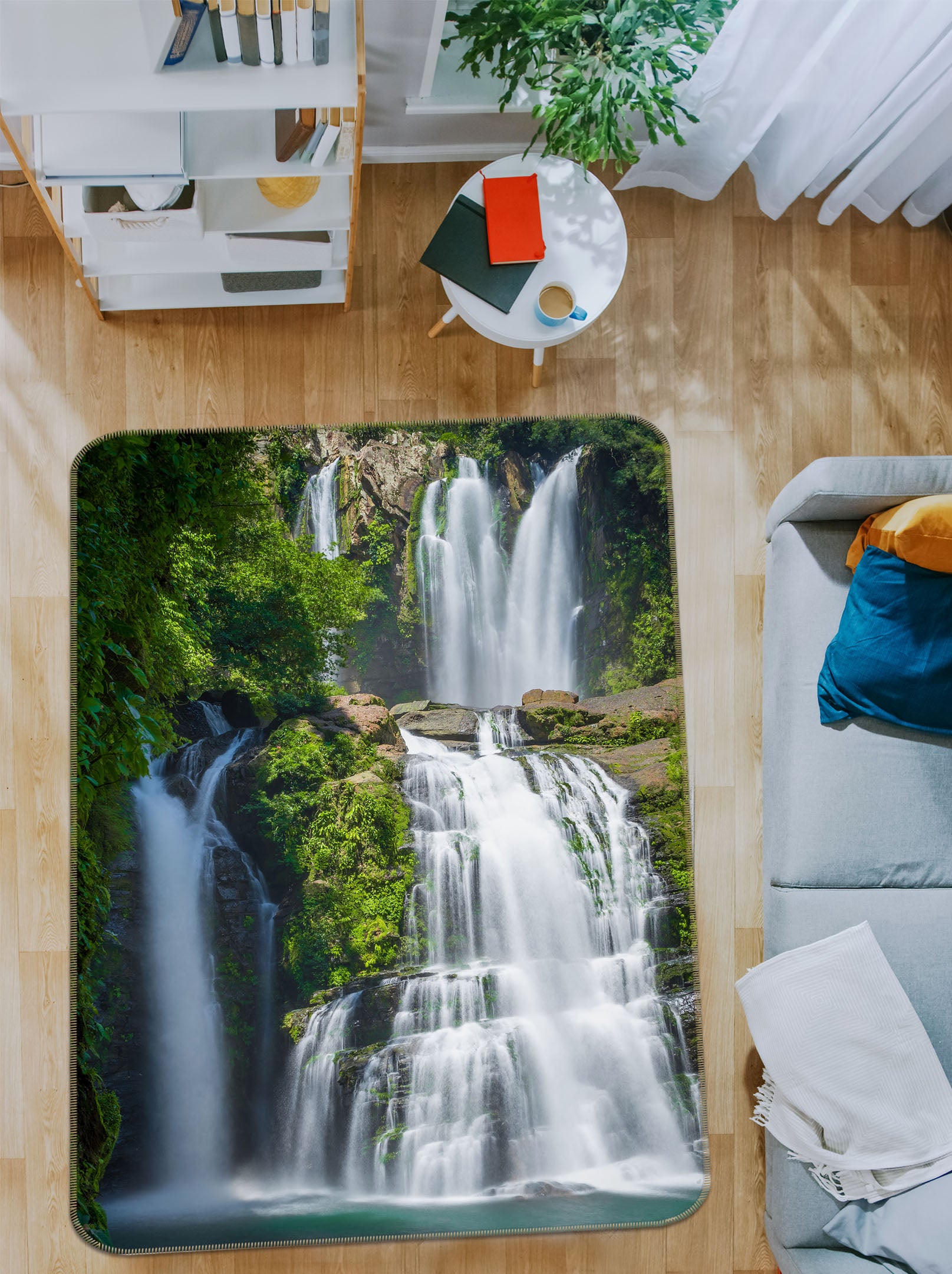 3D Waterfall 26199 Non Slip Rug Mat