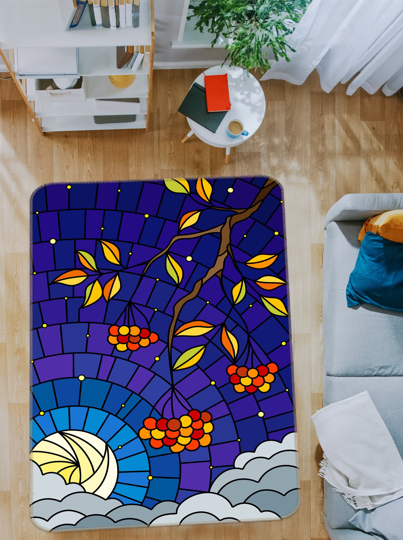 3D Pattern 33093 Non Slip Rug Mat
