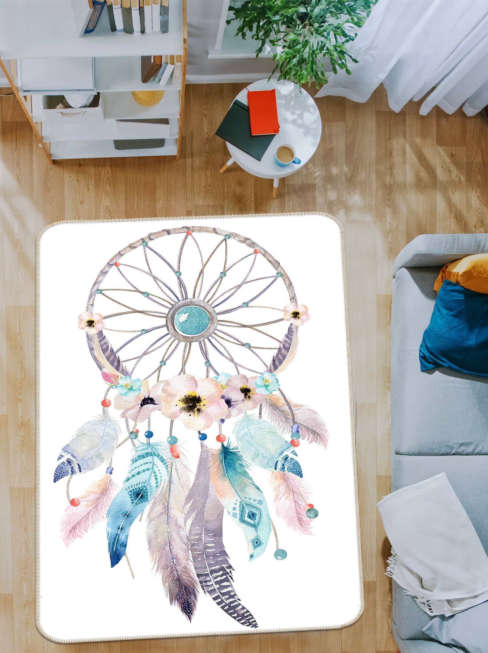 3D Dreamcatcher 37136 Non Slip Rug Mat