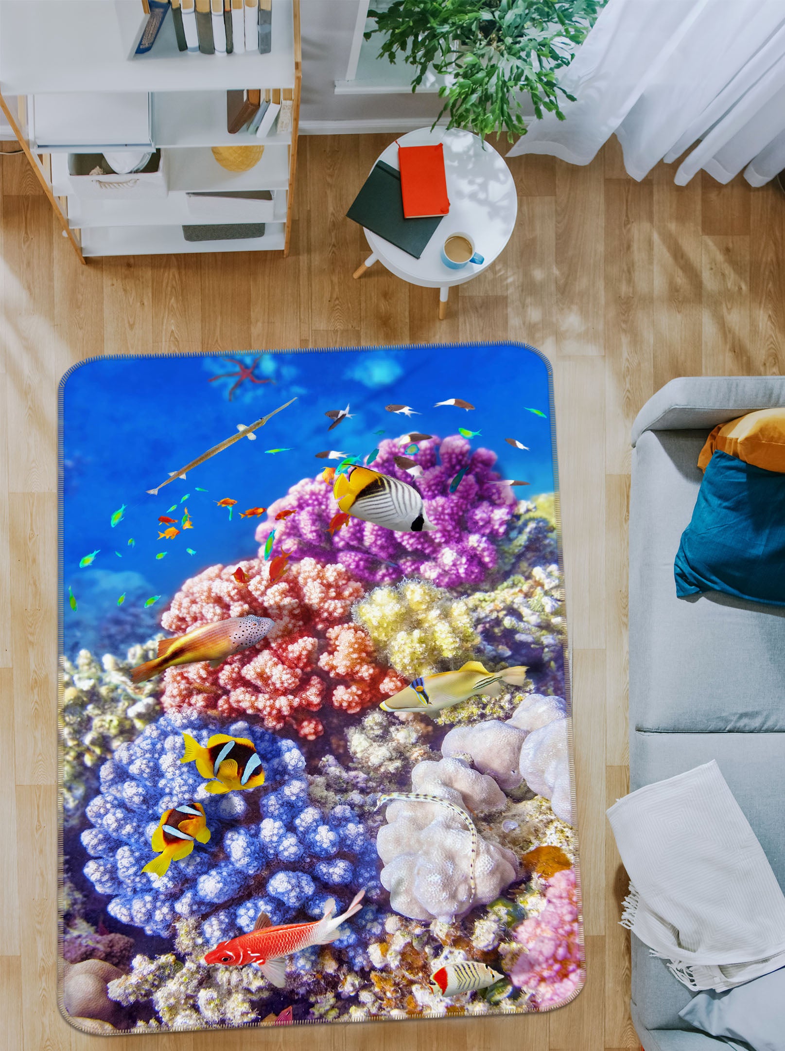 3D Coral 26130 Non Slip Rug Mat