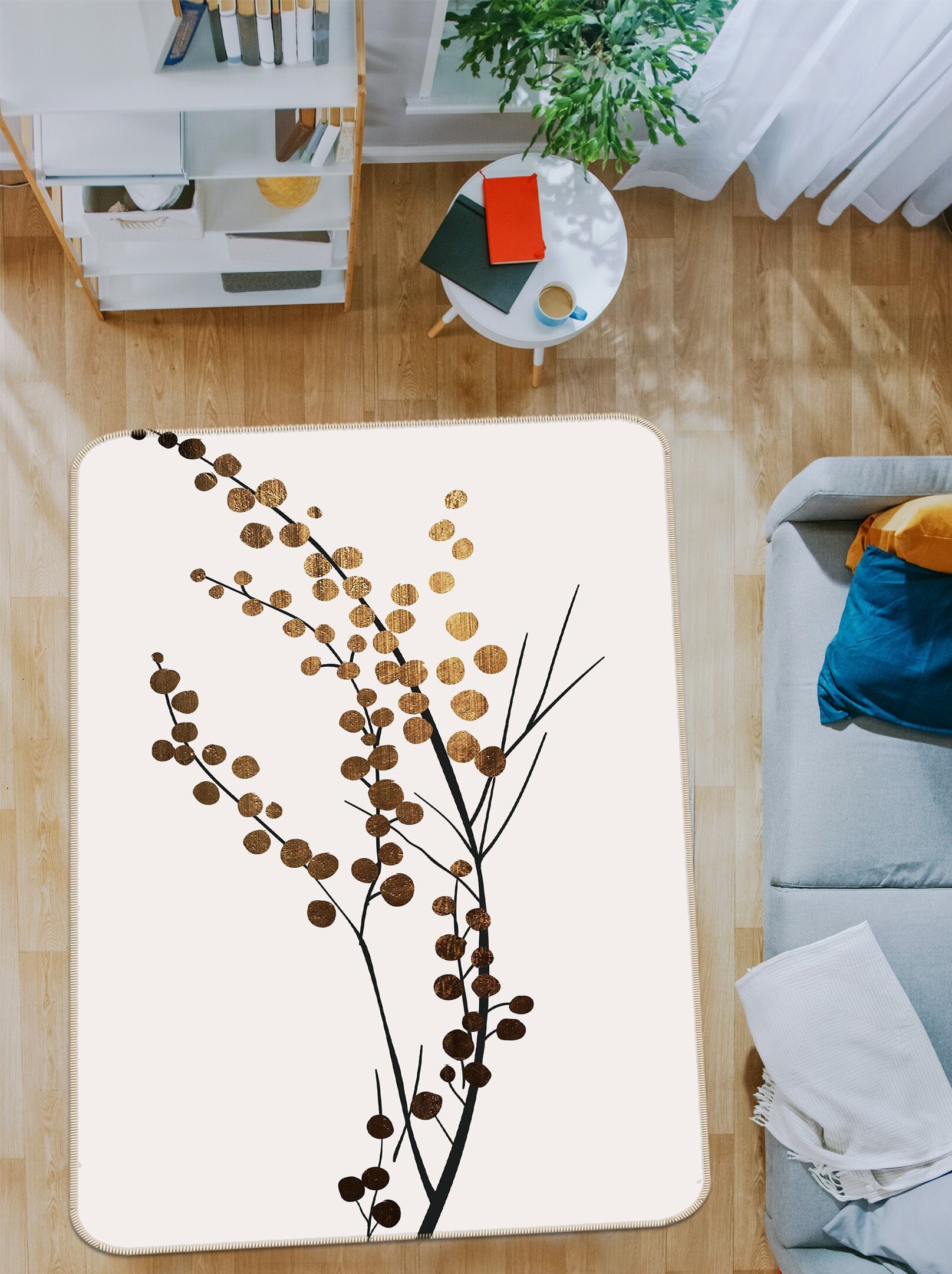 3D Golden Brench 1049 Boris Draschoff Rug Non Slip Rug Mat Mat AJ Creativity Home