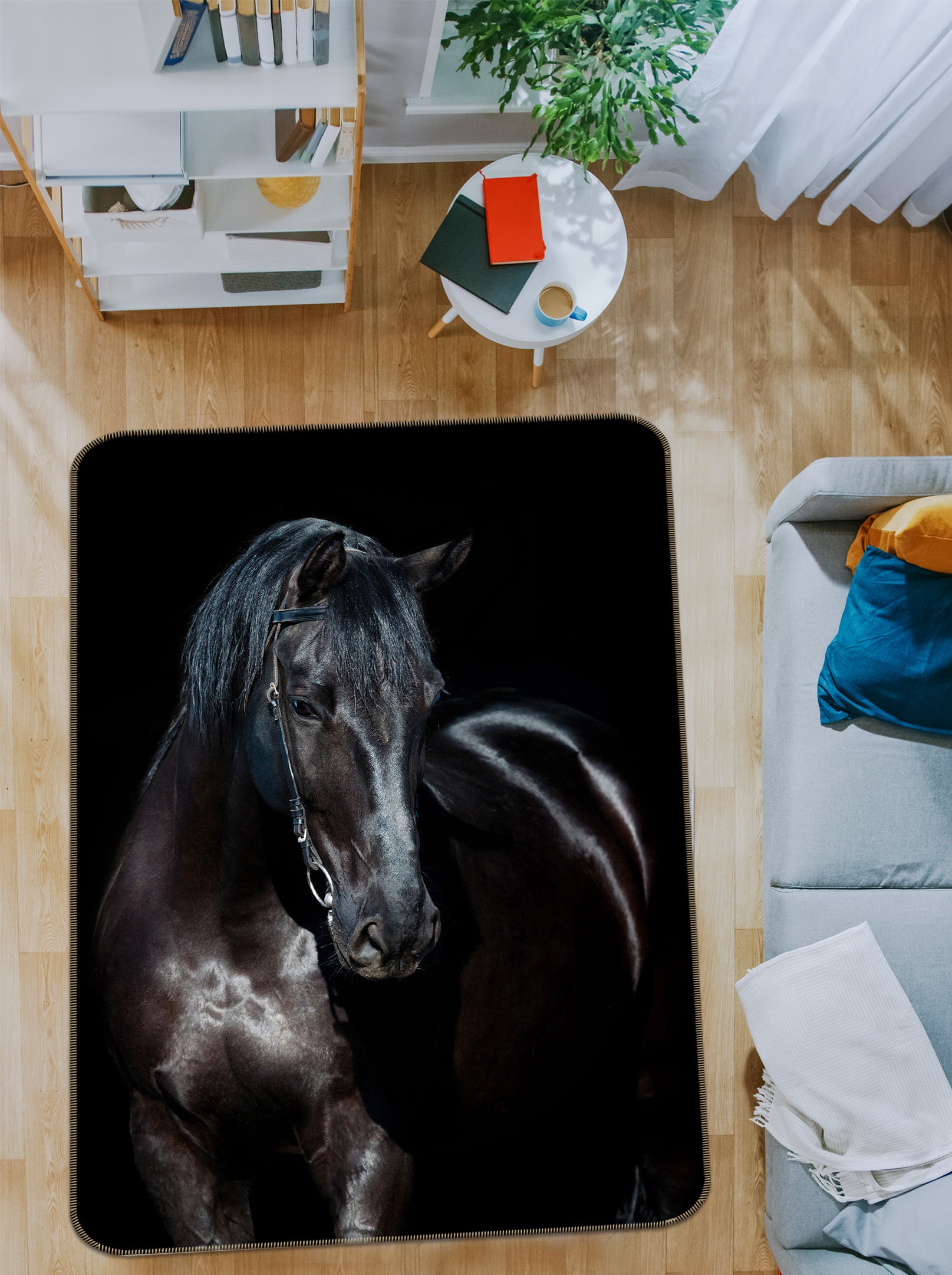 3D Horse 38185 Animal Non Slip Rug Mat
