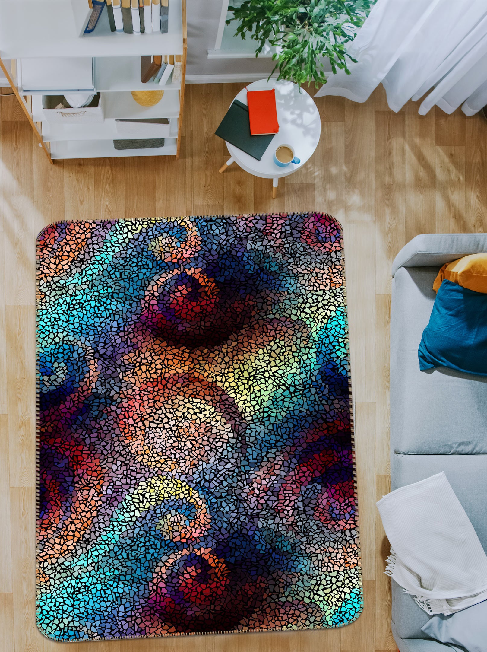 3D Pattern 33063 Non Slip Rug Mat