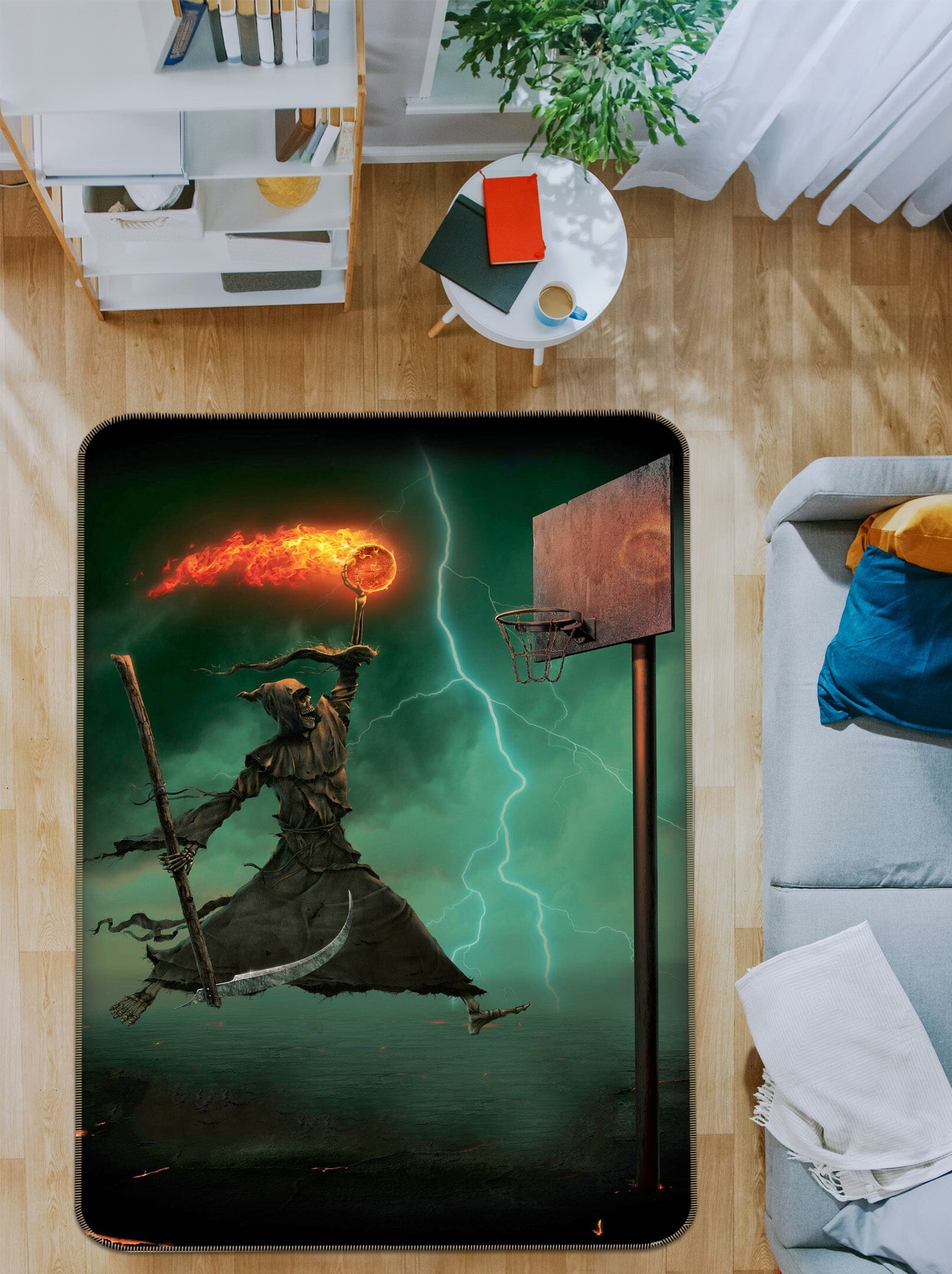 3D Death Does It 1028 Vincent Hie Rug Non Slip Rug Mat Mat AJ Creativity Home