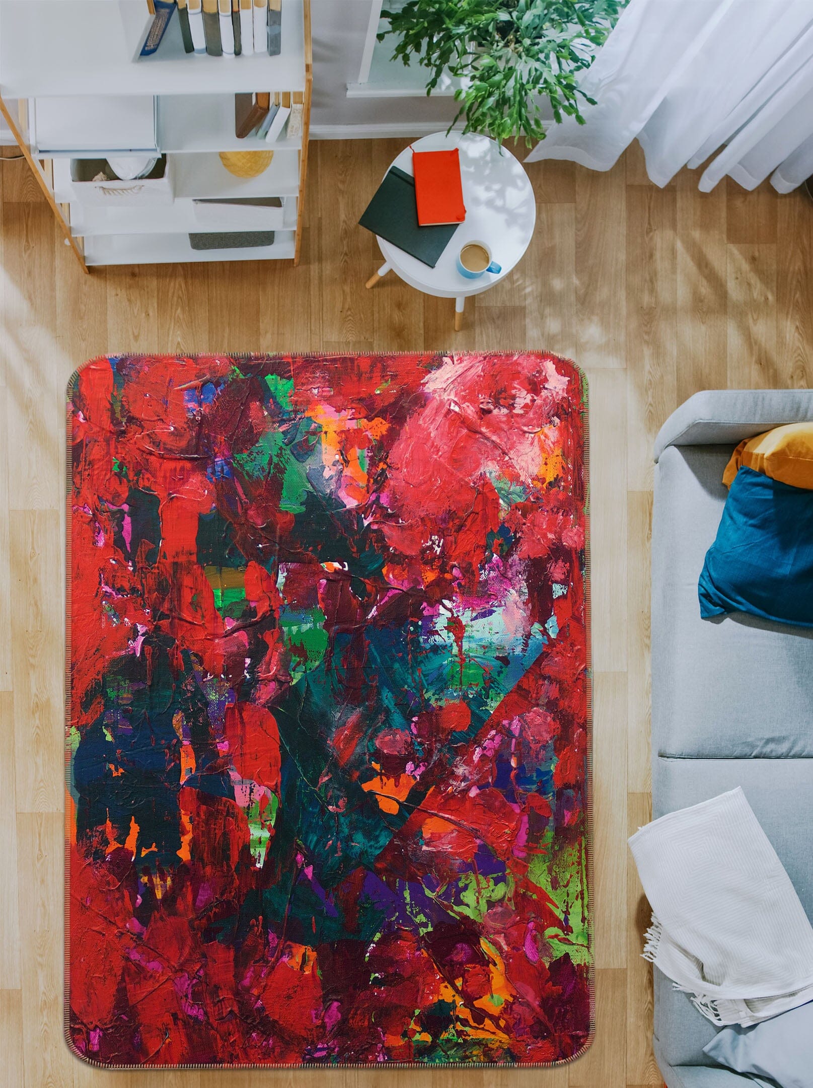 3D Forest Maple Leaf 1022 Allan P. Friedlander Rug Non Slip Rug Mat Mat AJ Creativity Home