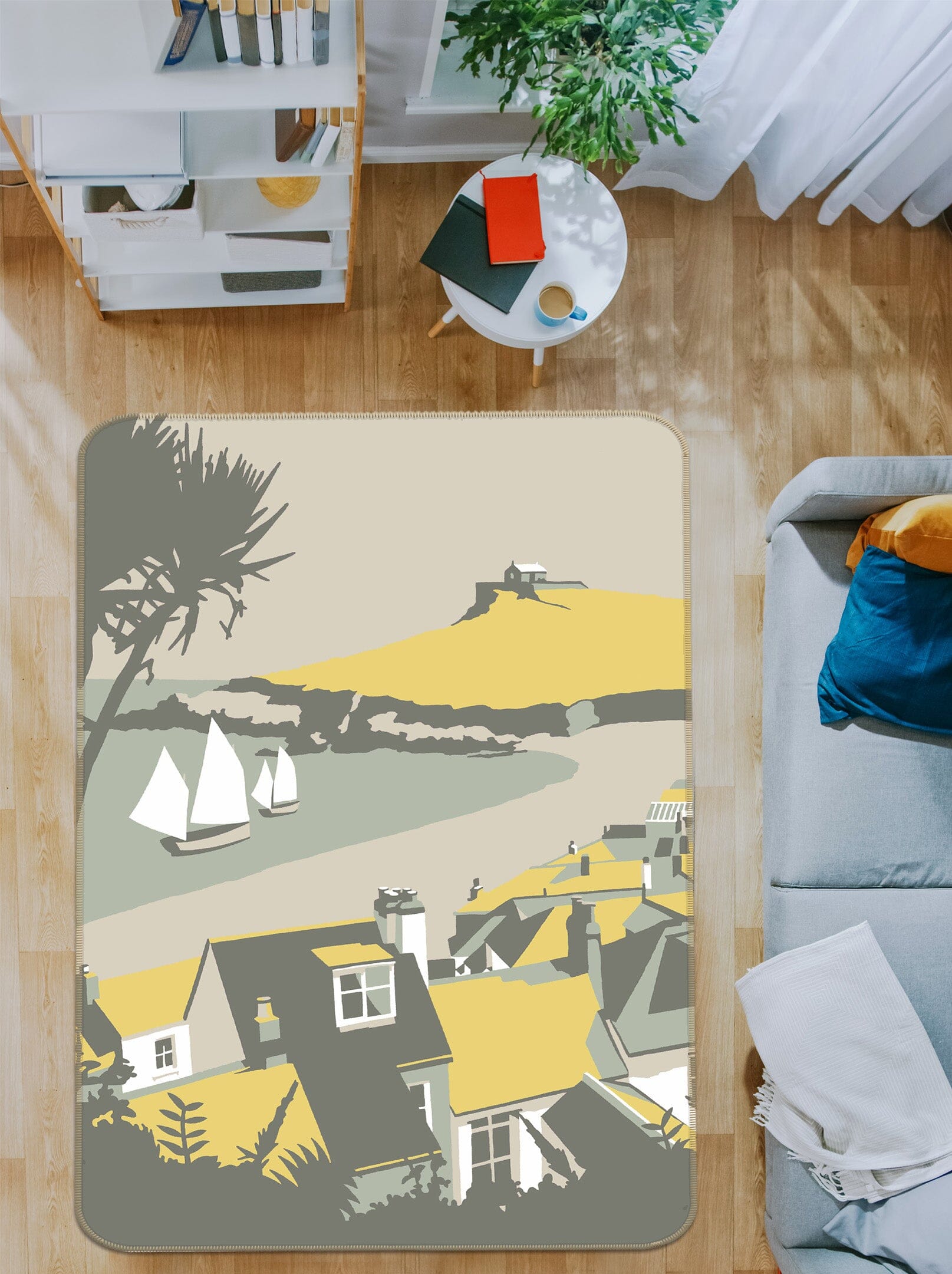3D Yellow Umbrella 1154 Steve Read Rug Non Slip Rug Mat Mat AJ Creativity Home