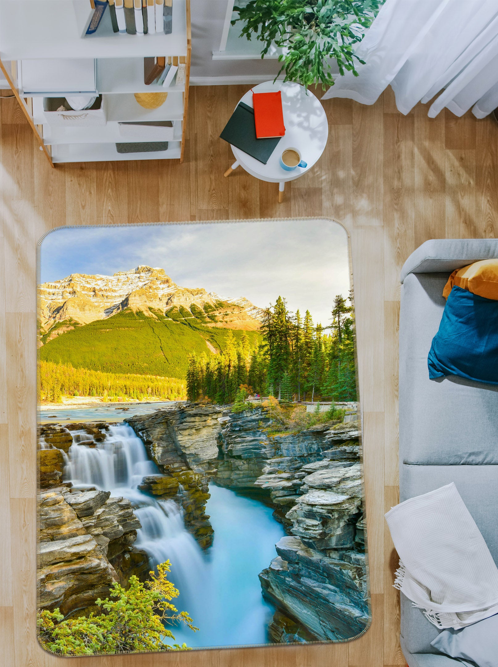 3D Waterfall 26169 Non Slip Rug Mat