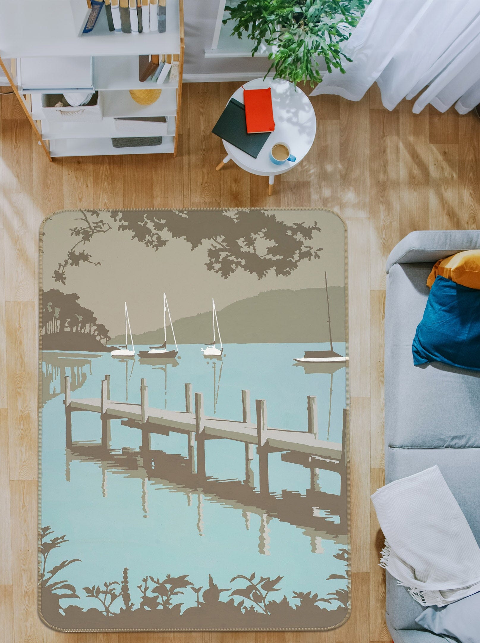 3D Windermere 1163 Steve Read Rug Non Slip Rug Mat Mat AJ Creativity Home