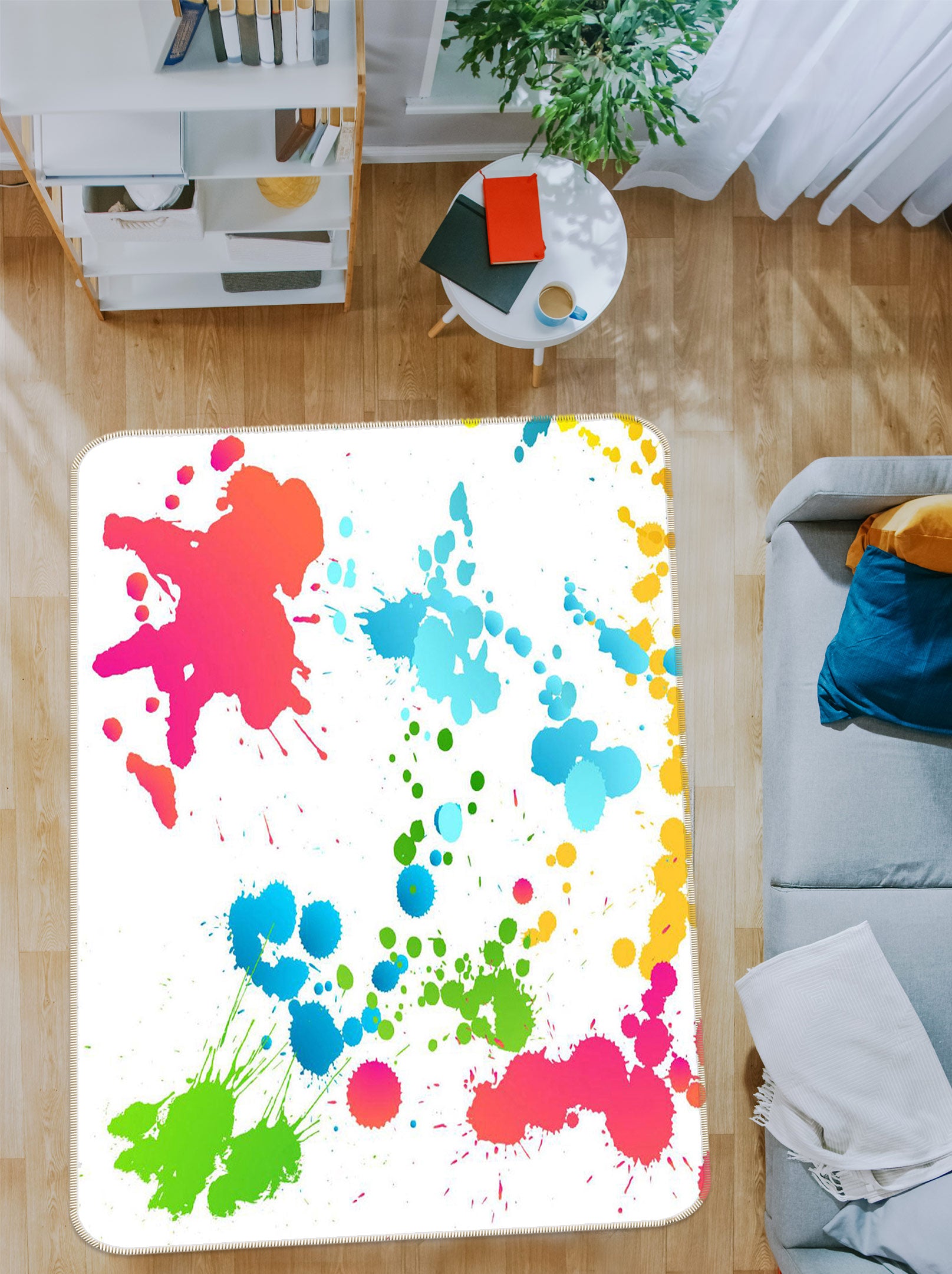 3D Color 76128 Non Slip Rug Mat