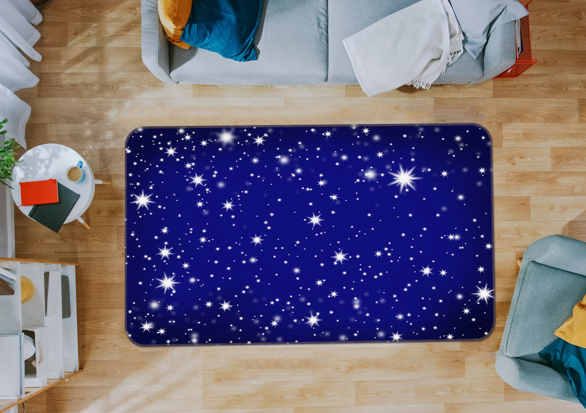 3D Starry sky 31144 Non Slip Rug Mat