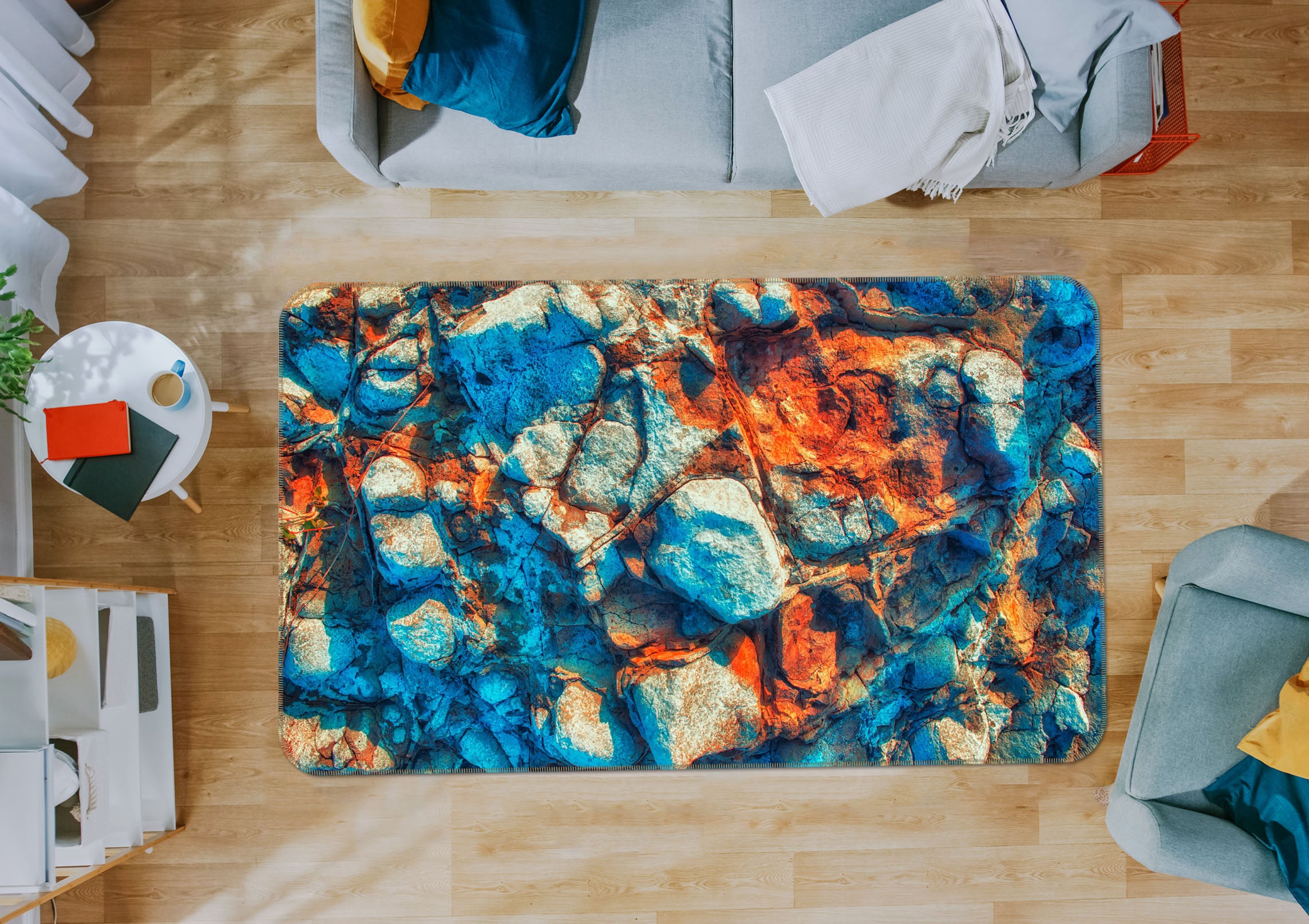 3D Pattern 35123 Non Slip Rug Mat