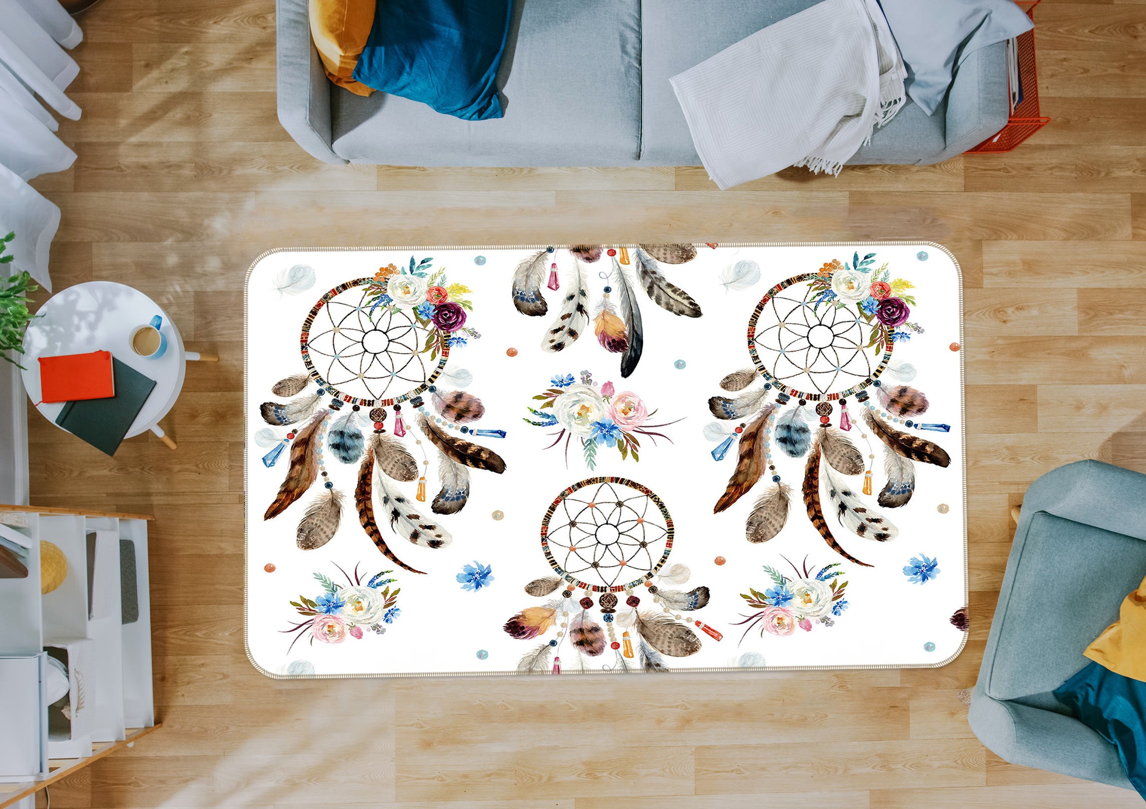 3D Dreamcatcher 37052 Non Slip Rug Mat