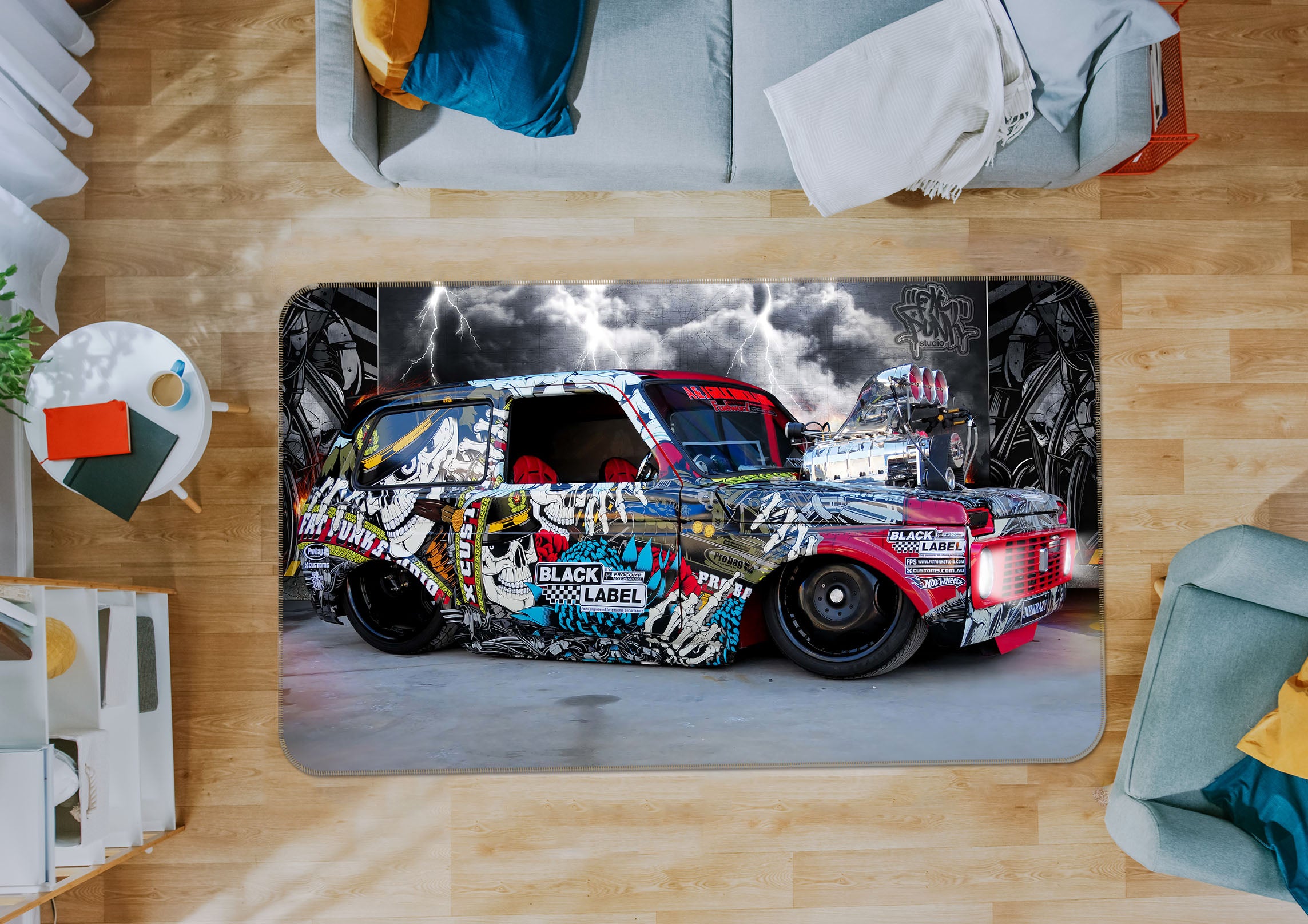 3D Sticker Car 38240 Vehicle Non Slip Rug Mat