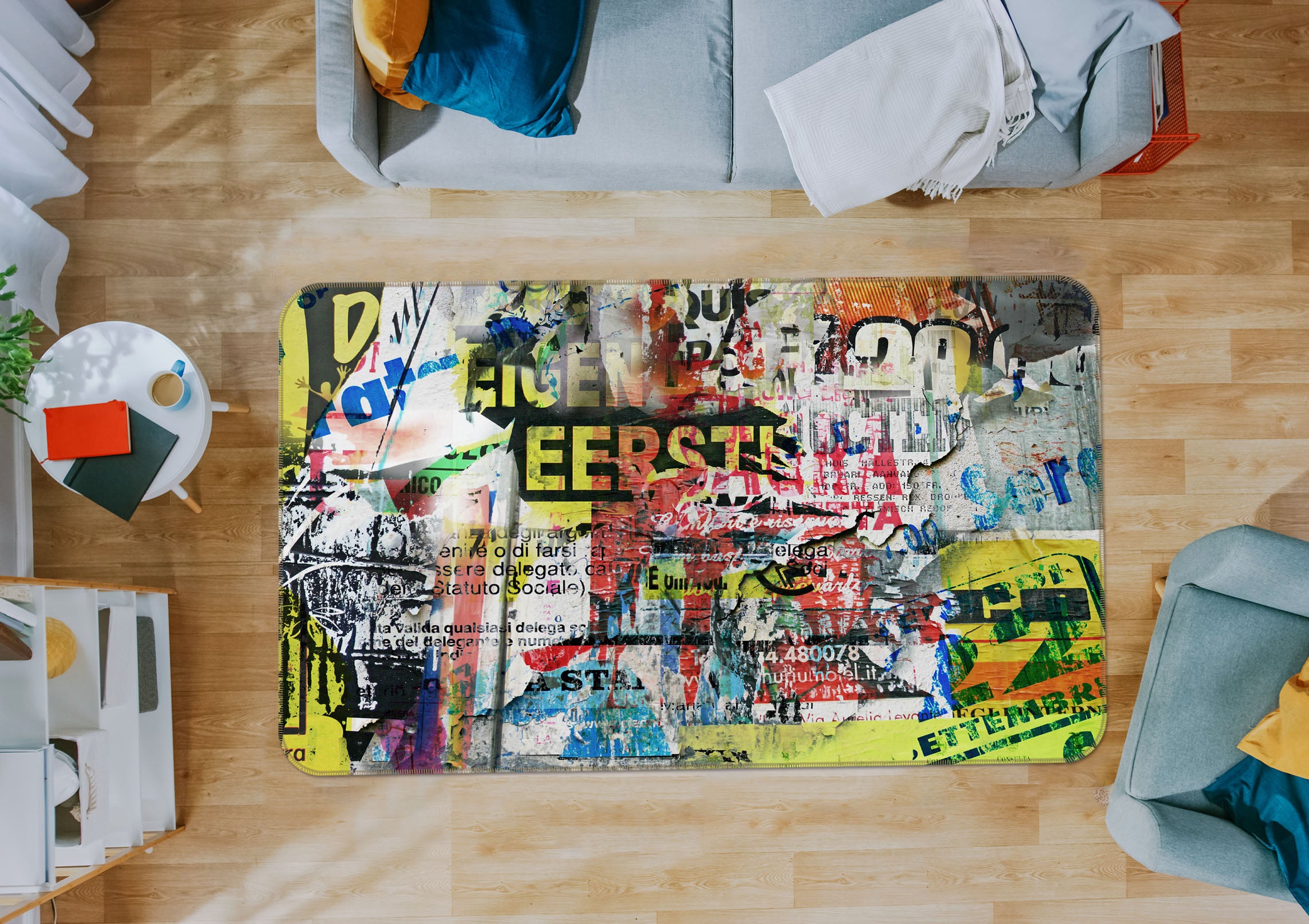 3D Letter 35225 Non Slip Rug Mat