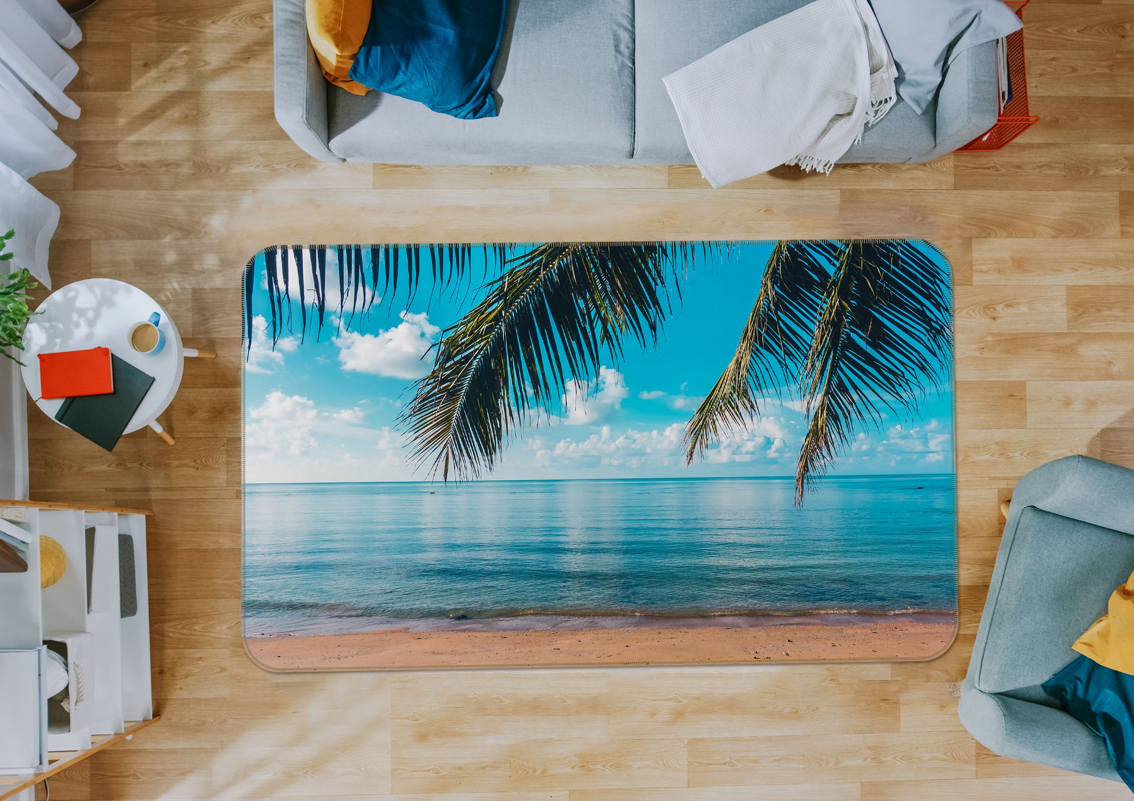 3D Beach 31099 Non Slip Rug Mat